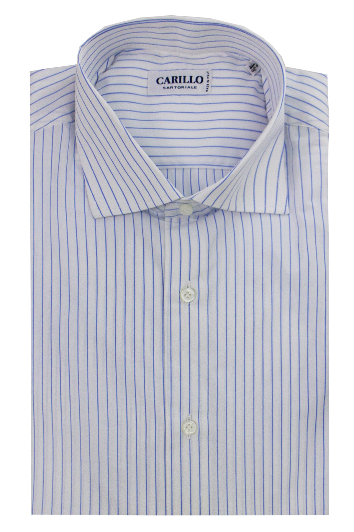 Camicia Uomo Regular Fit a Righe in Cotone 100%