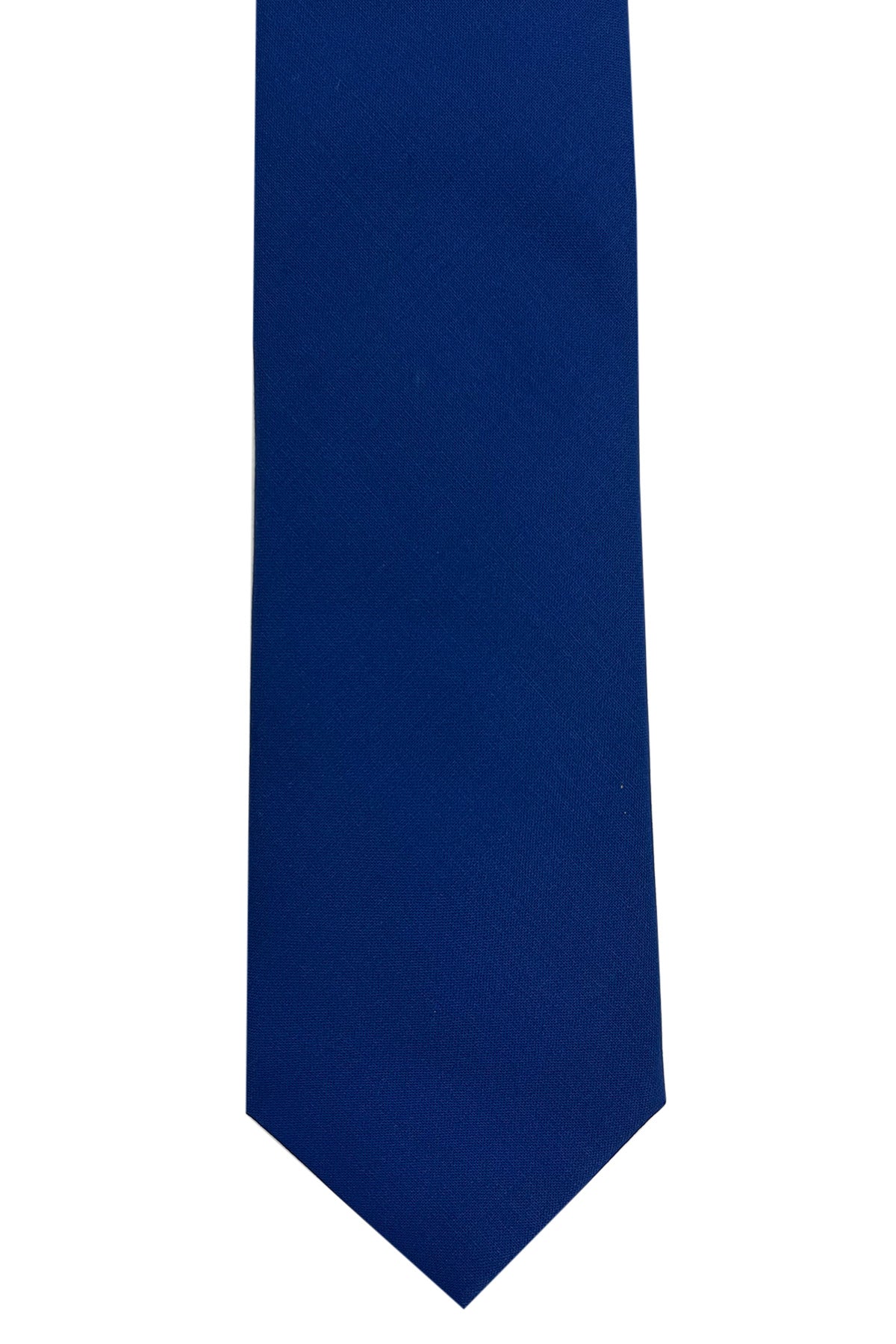 Cravatta uomo 9cm bluette notte fresco lana misto