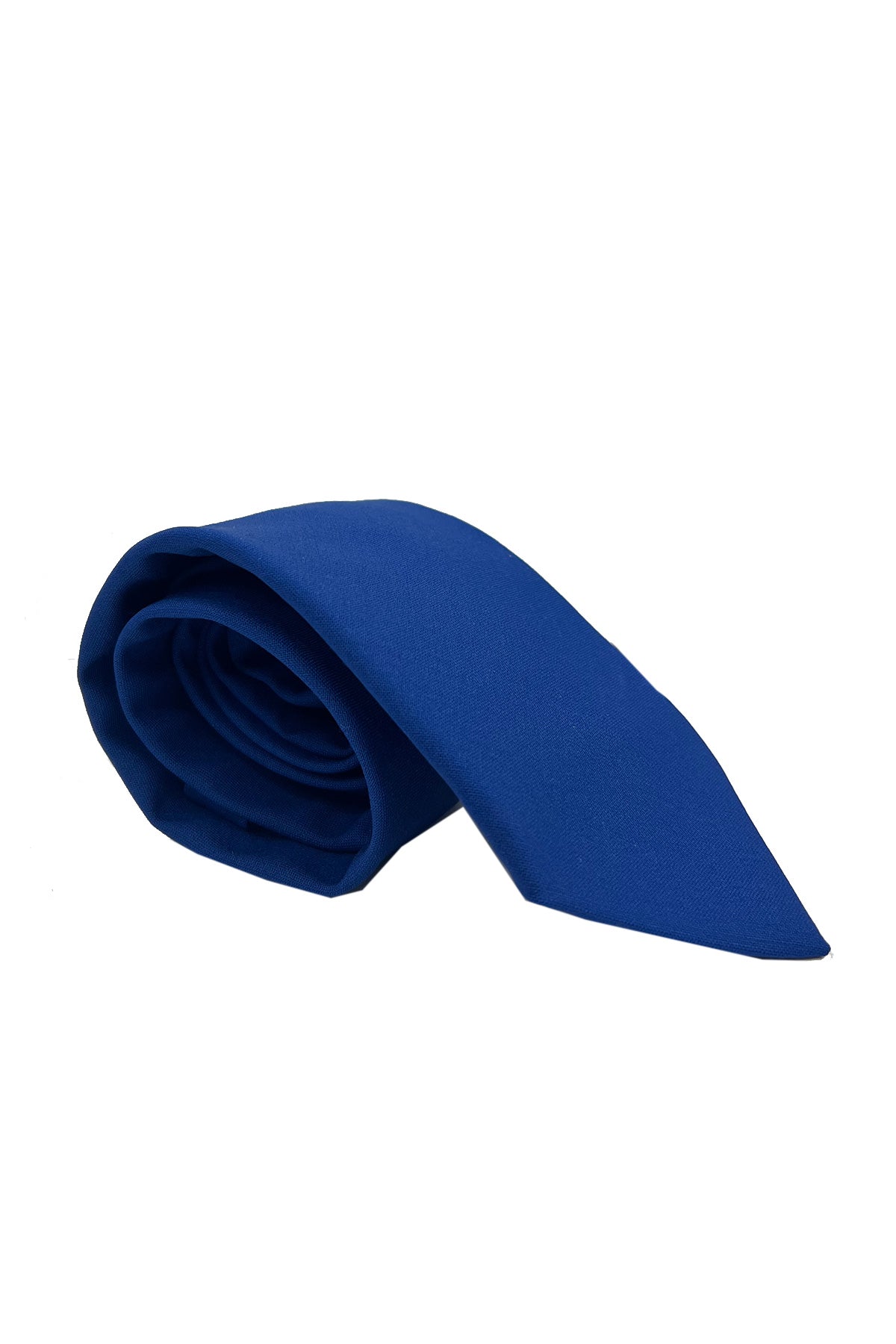 Cravatta uomo 9cm bluette notte fresco lana misto