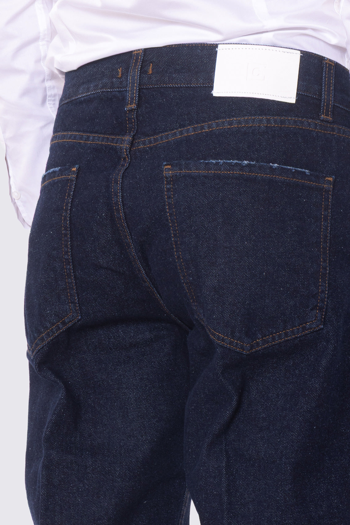 Jeans da uomo lavaggio zero 100% cotone modello 5 tasche vestibilità regular