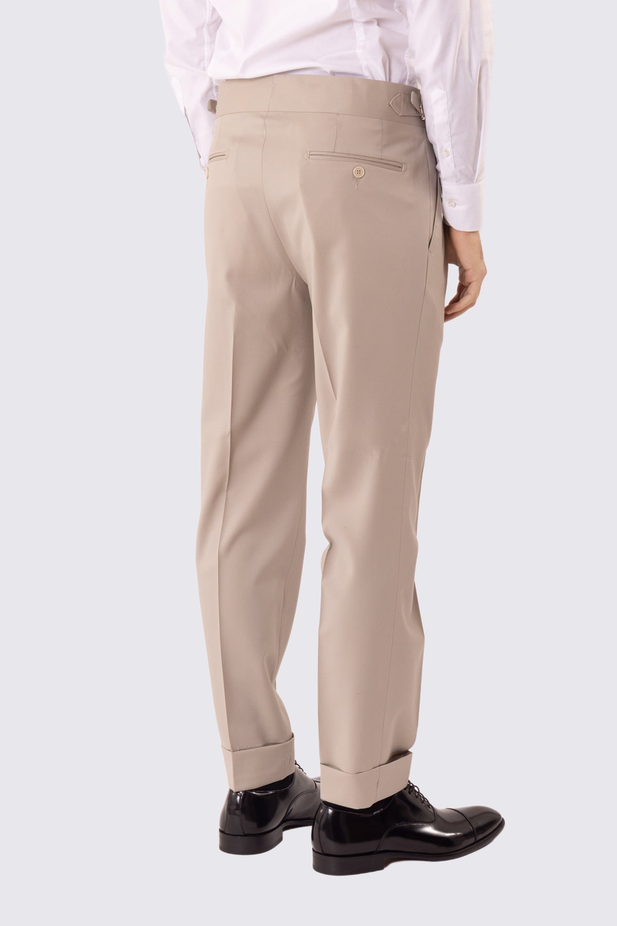 Abito uomo monopetto beige Vestito fresco lana super 130's Vitale Barberis Canonico