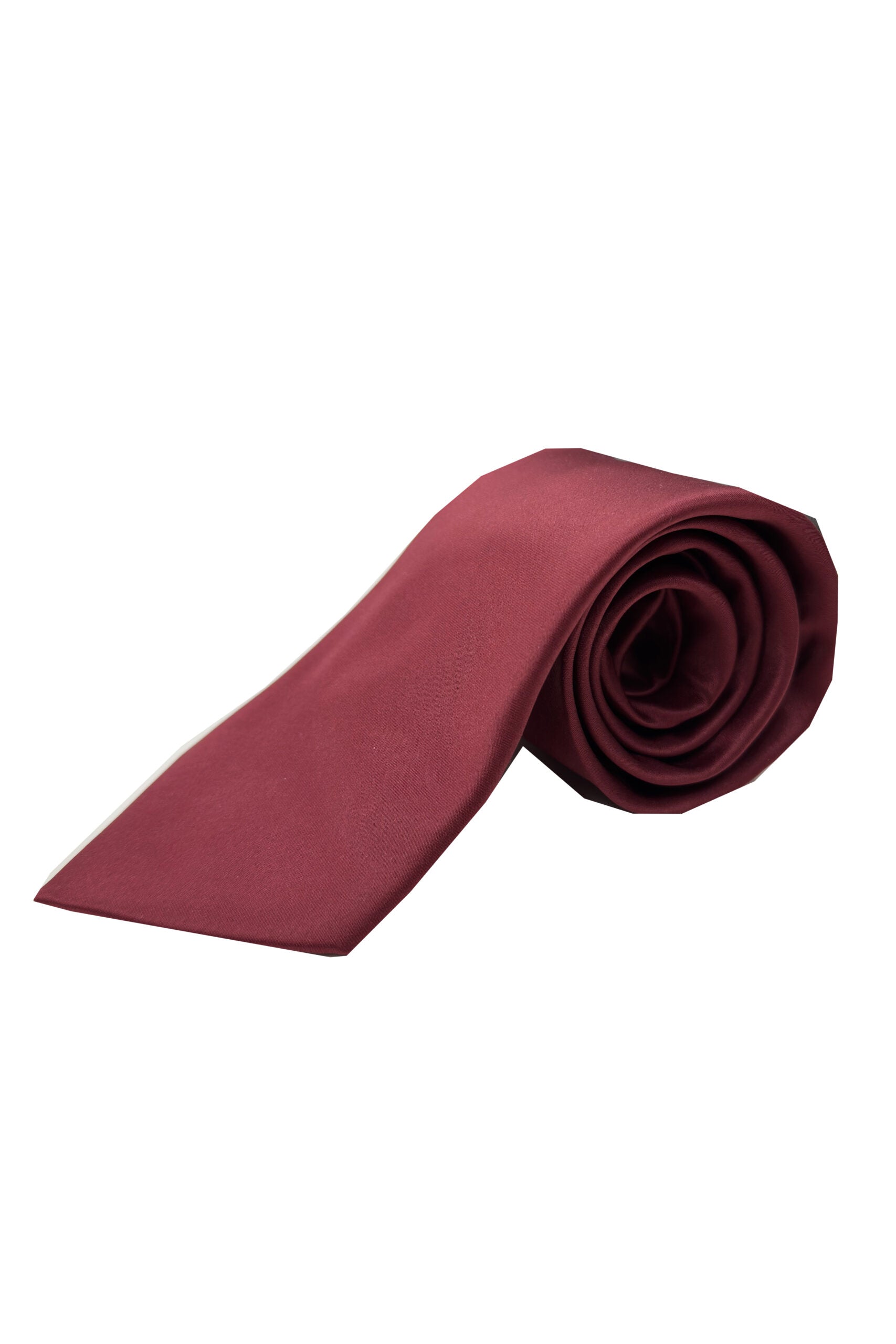Cravatta uomo bordeaux 9cm fantasia effetto seta