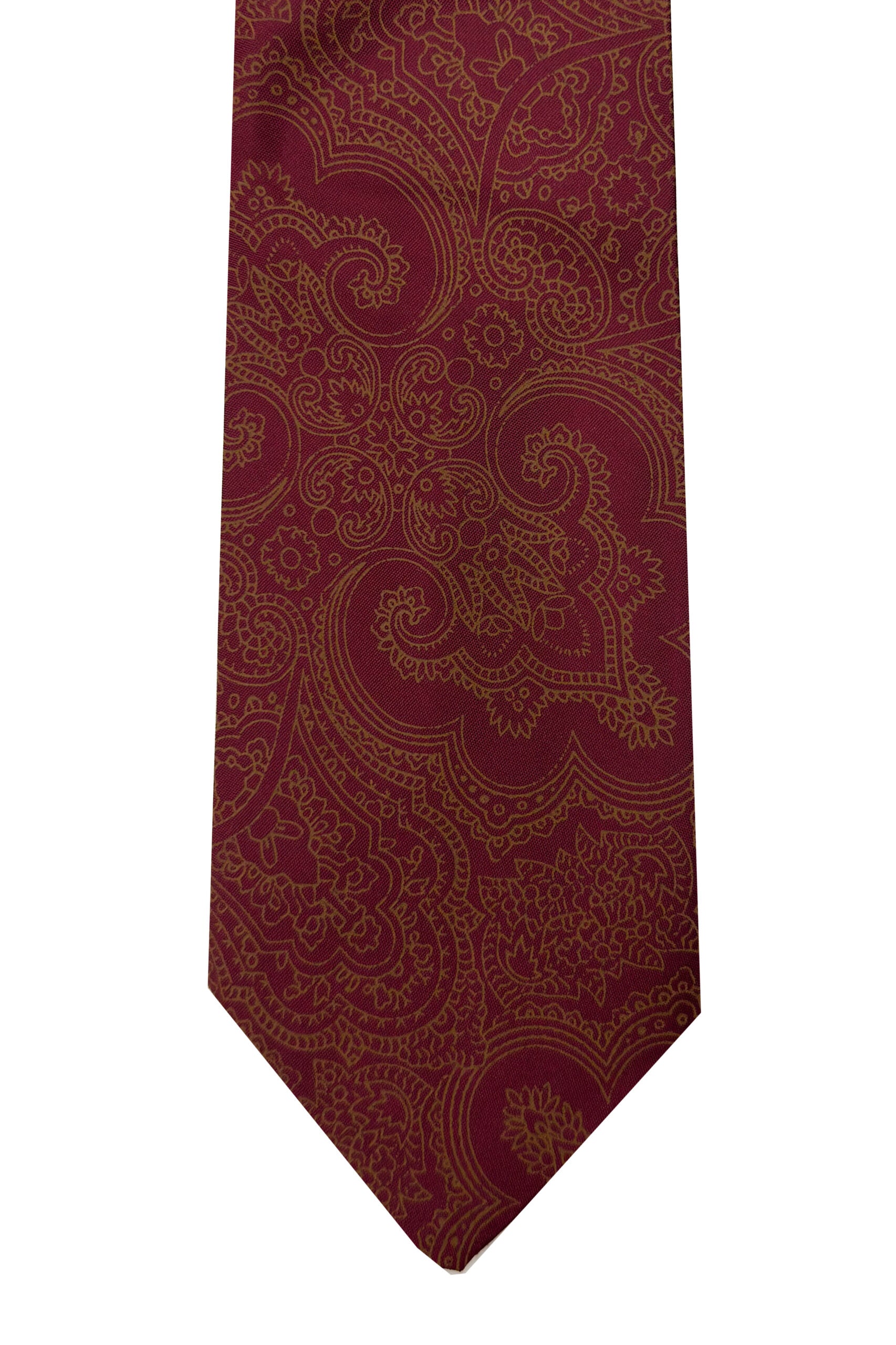 Cravatta uomo bordeaux 9cm fantasia effetto seta