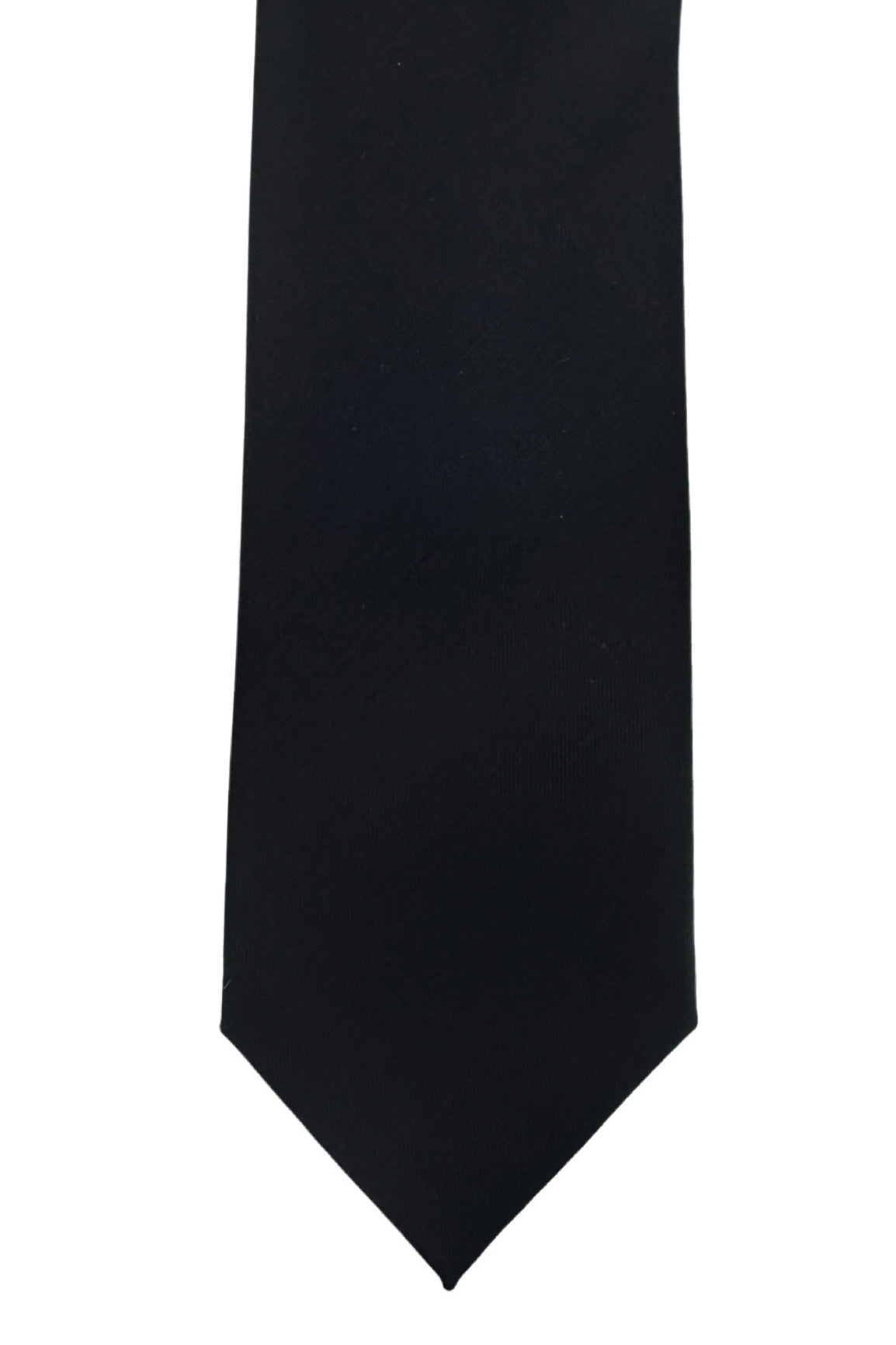 Cravatta uomo blu 9cm in raso effetto seta da cerimonia