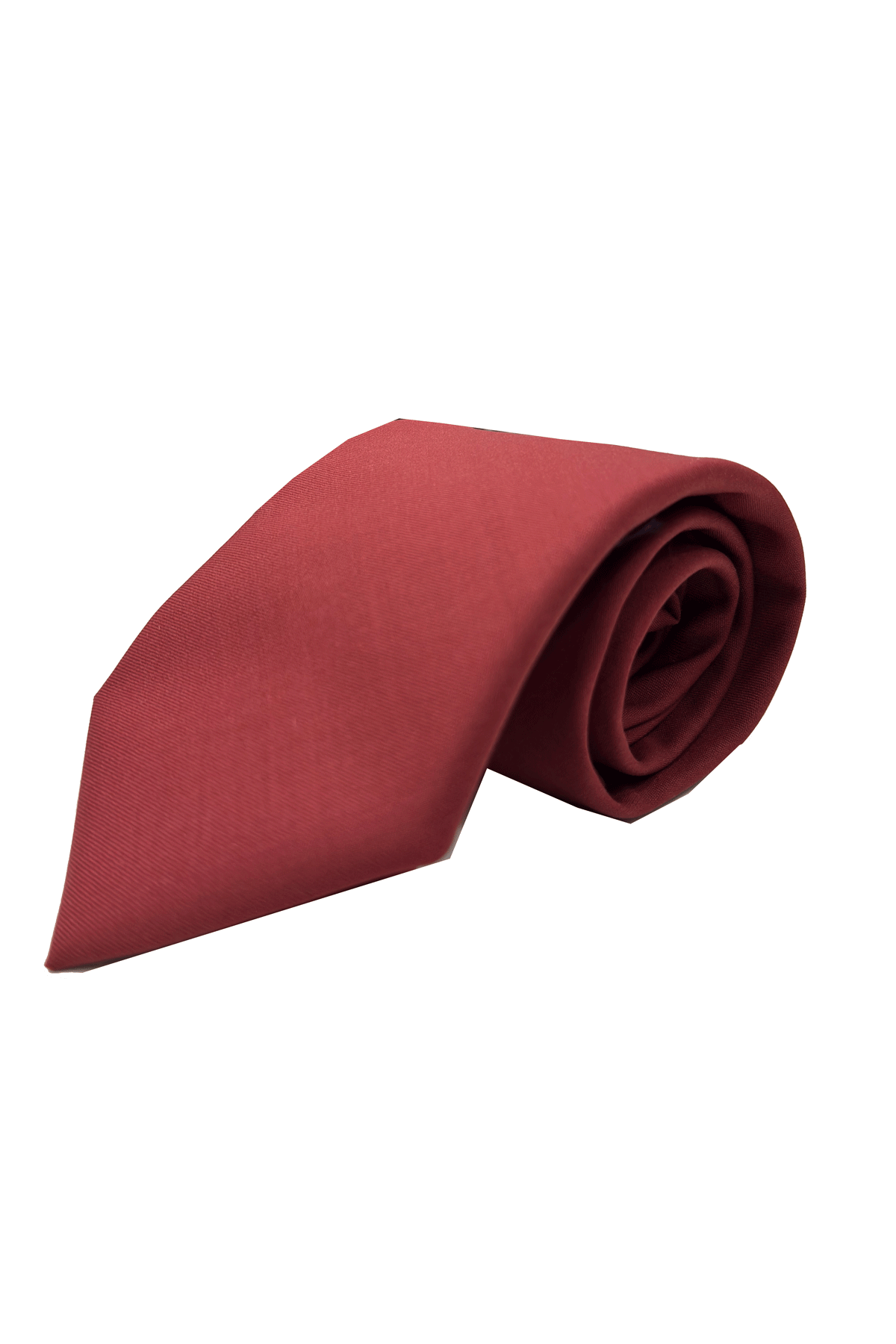 Men's red tie 9cm patterned pure silk handmade