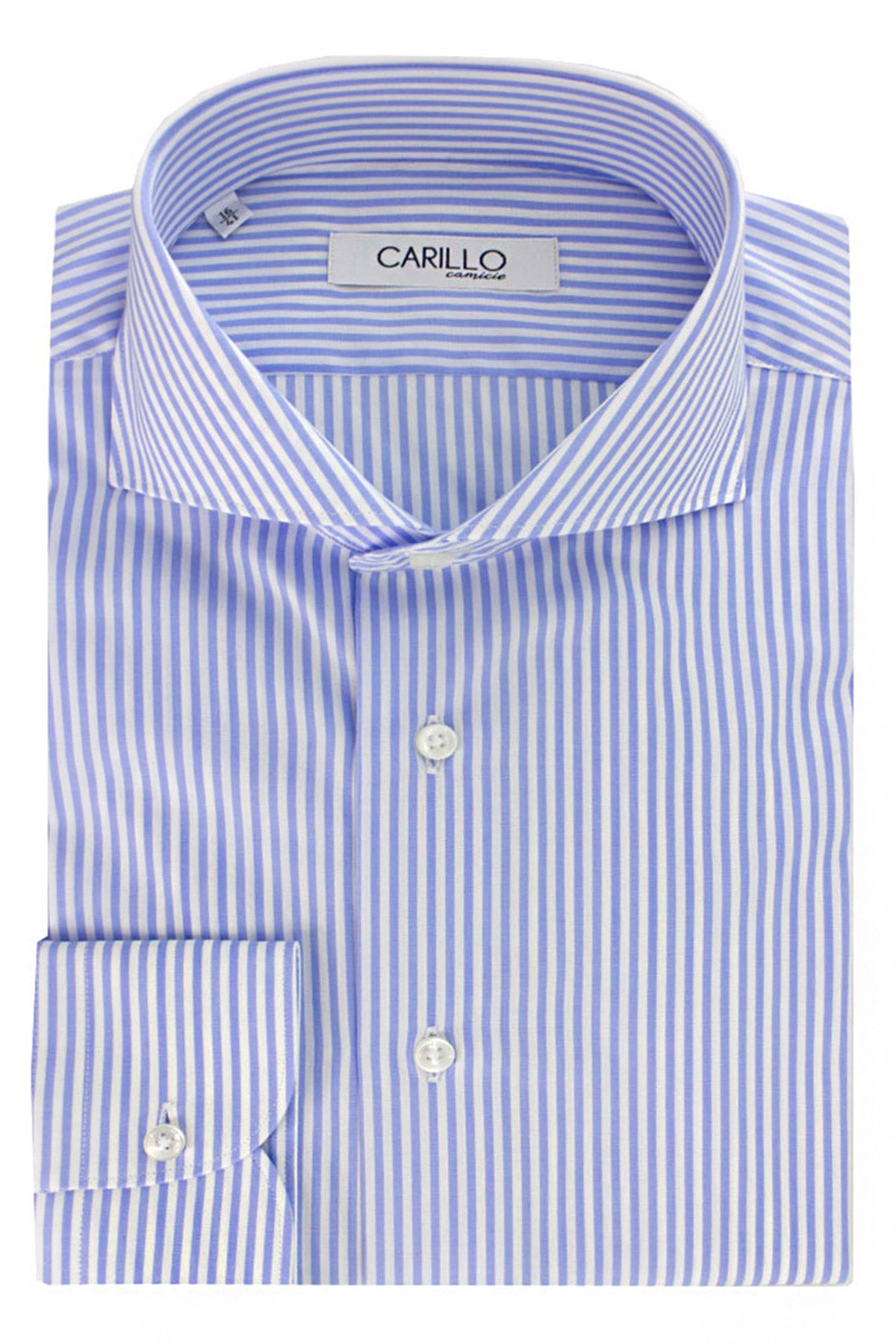 Camicia a righe Uomo slim 100% Cotone