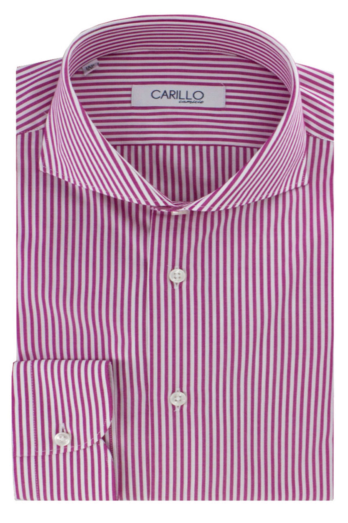 Camicia a righe Uomo slim 100% Cotone