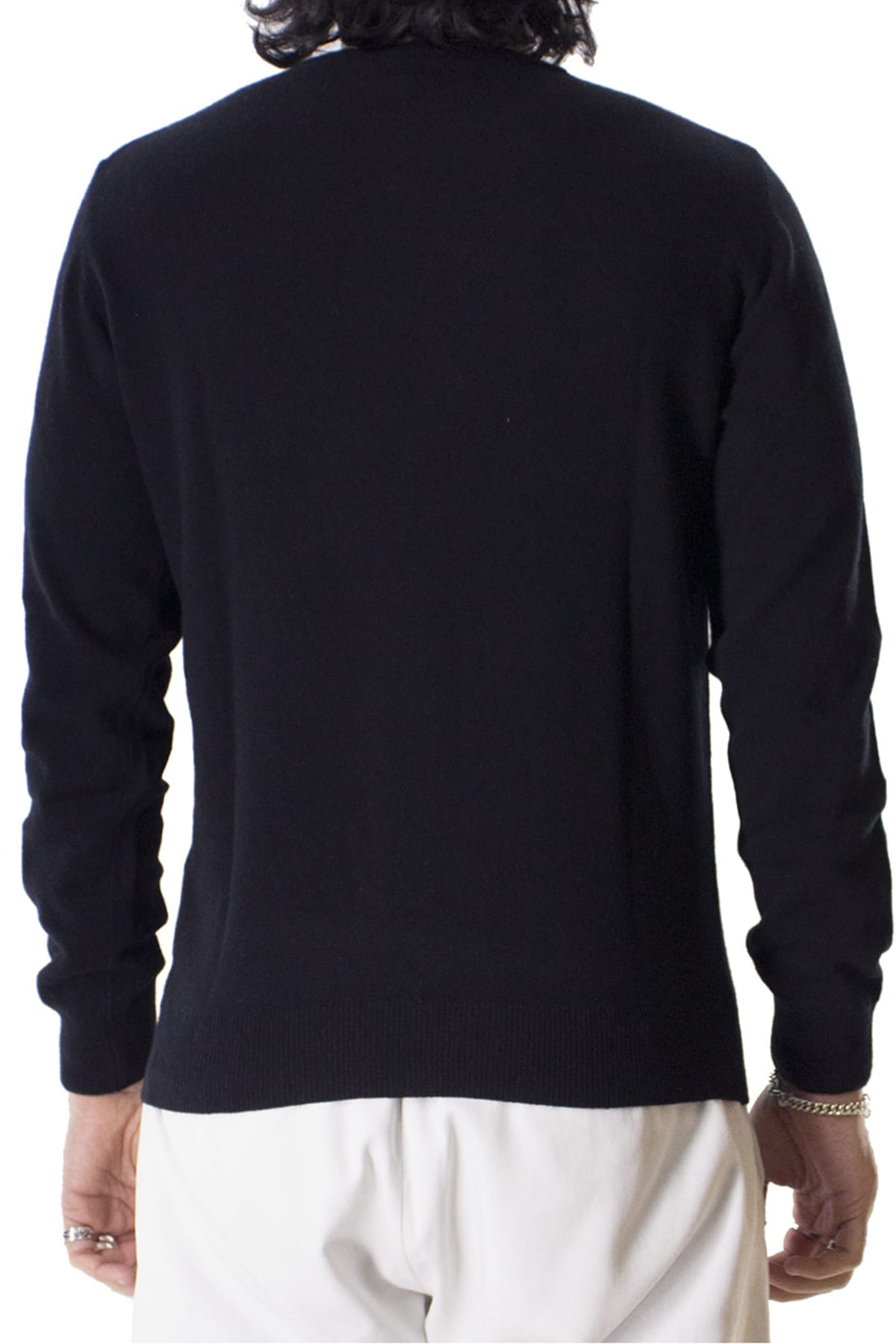 Maglione uomo Girocollo in cashmere slim fit made in italy invernale
