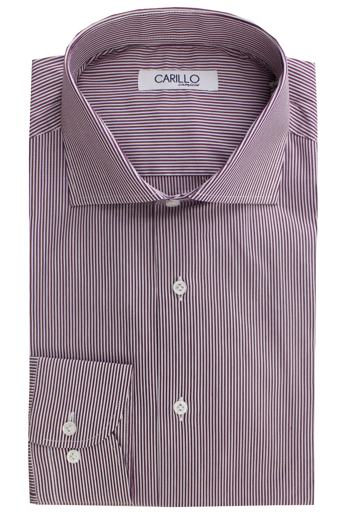 Camicia Uomo millerighe Regular fit Elasticizzata Collo semi francese sia Casual che Elegante