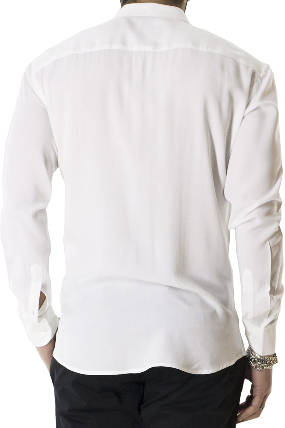 Camicia Uomo Casual In Viscosa effetto seta vestibilita comoda Collo Italiano Piccolo.