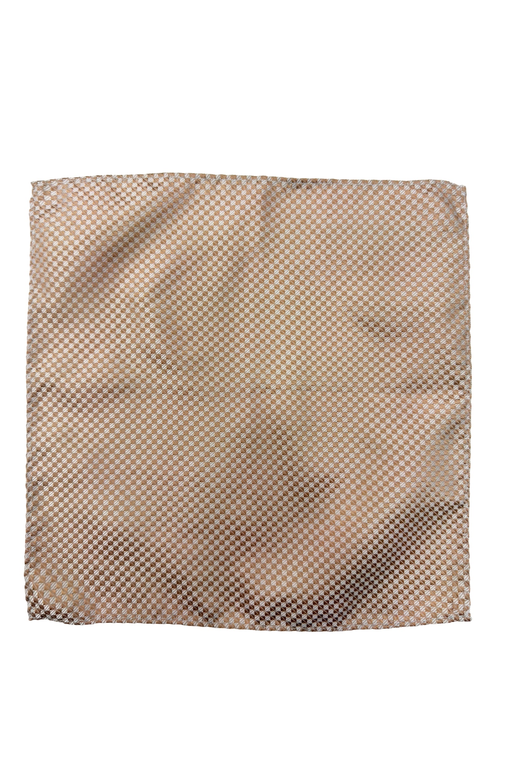 Pochette uomo beige fantasia da cerimonia elegante sartoriale