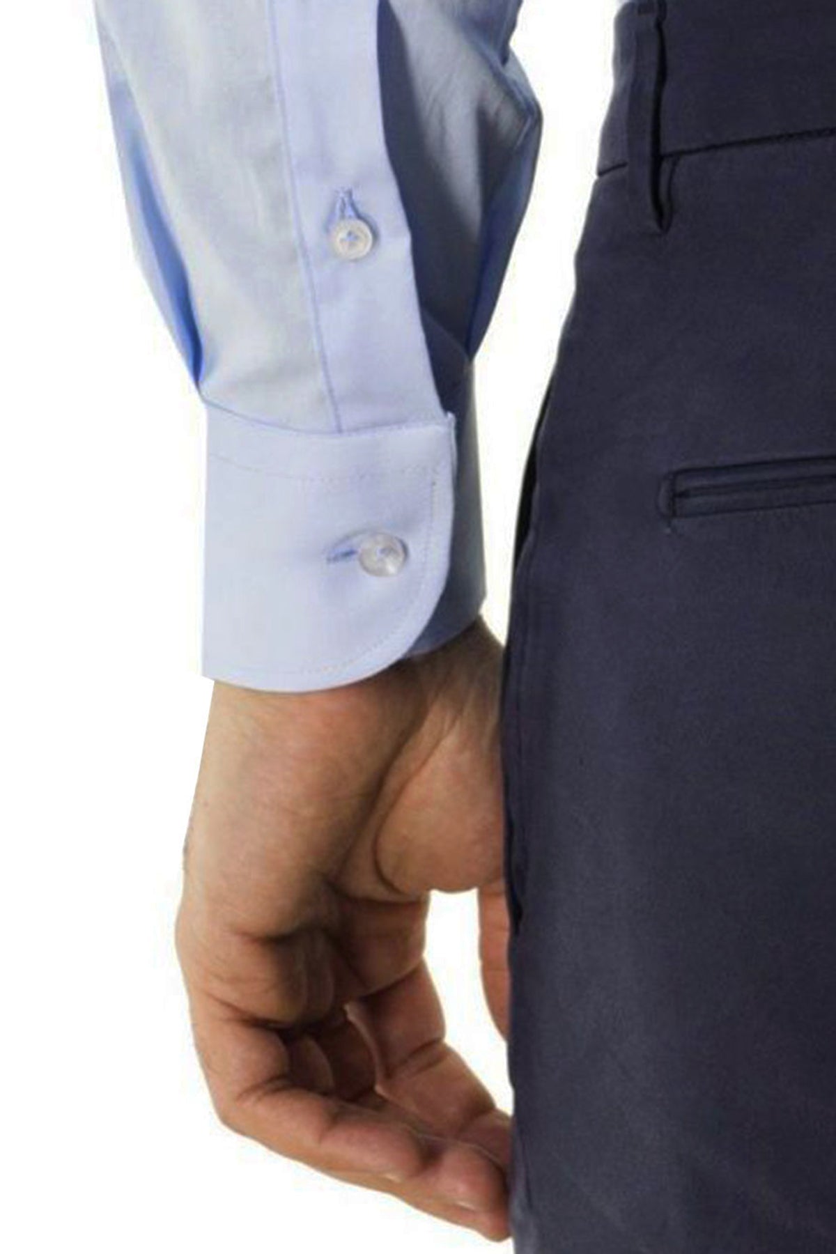 Camicia Uomo Slim Fit cotone elasticizzata Tinta unita sia Casual che Elegante