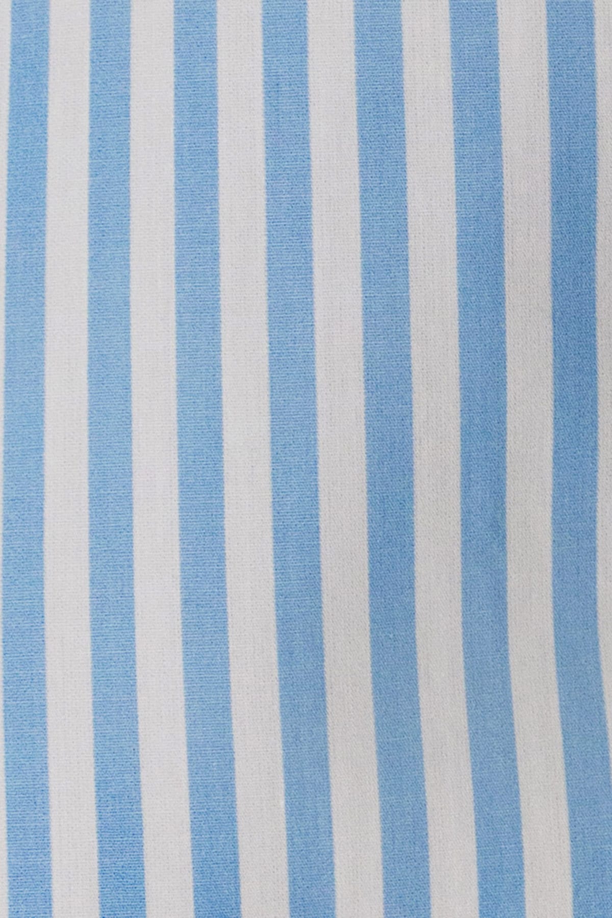 Camicia Uomo righe Larghe Slim fit  Collo semi francese 100% cotone made in italy