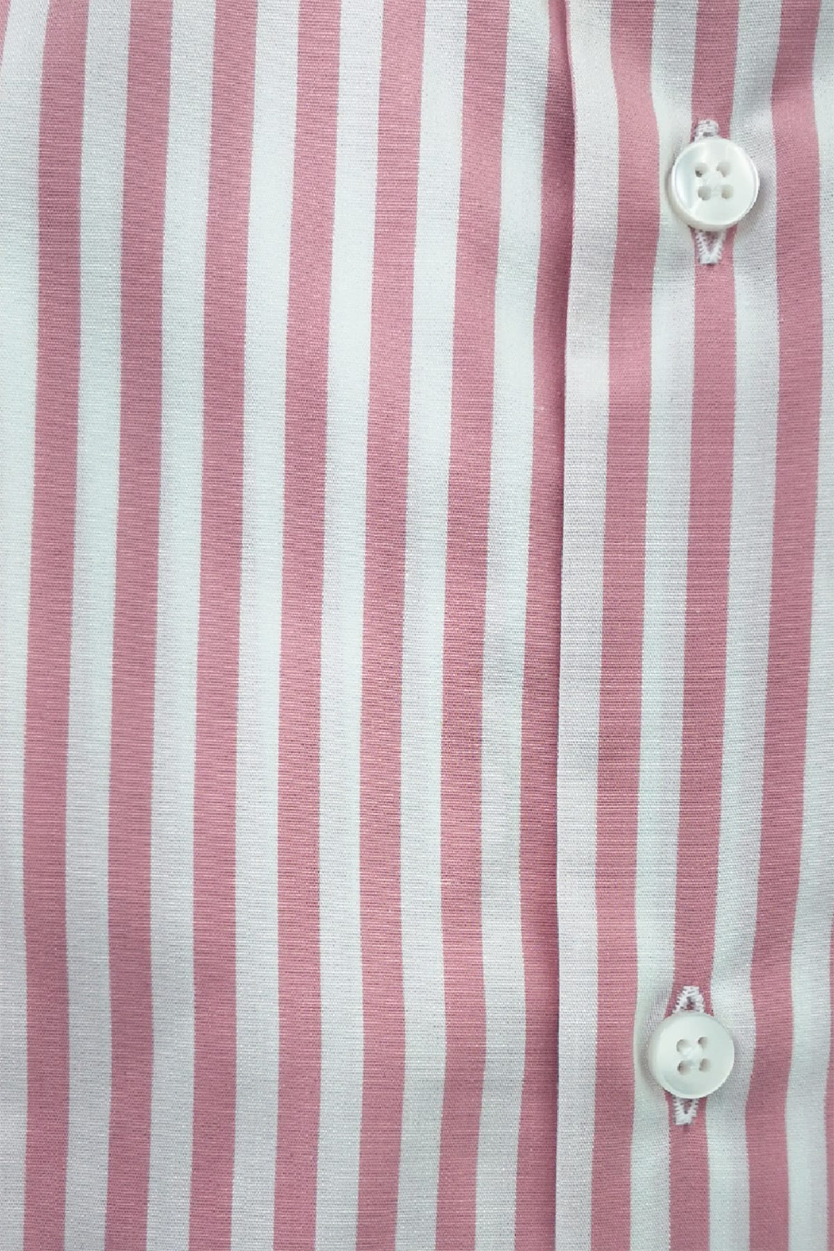 Camicia Uomo righe Larghe Slim fit  Collo semi francese 100% cotone made in italy