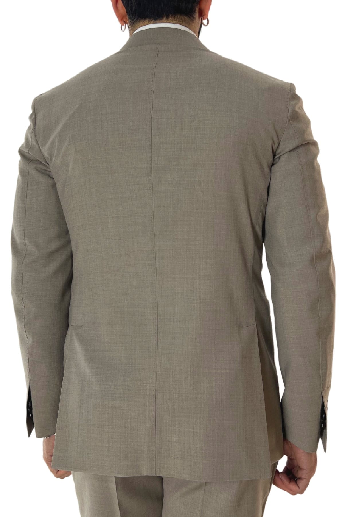 Giacca uomo doppiopetto Fango in fresco lana made in italy
