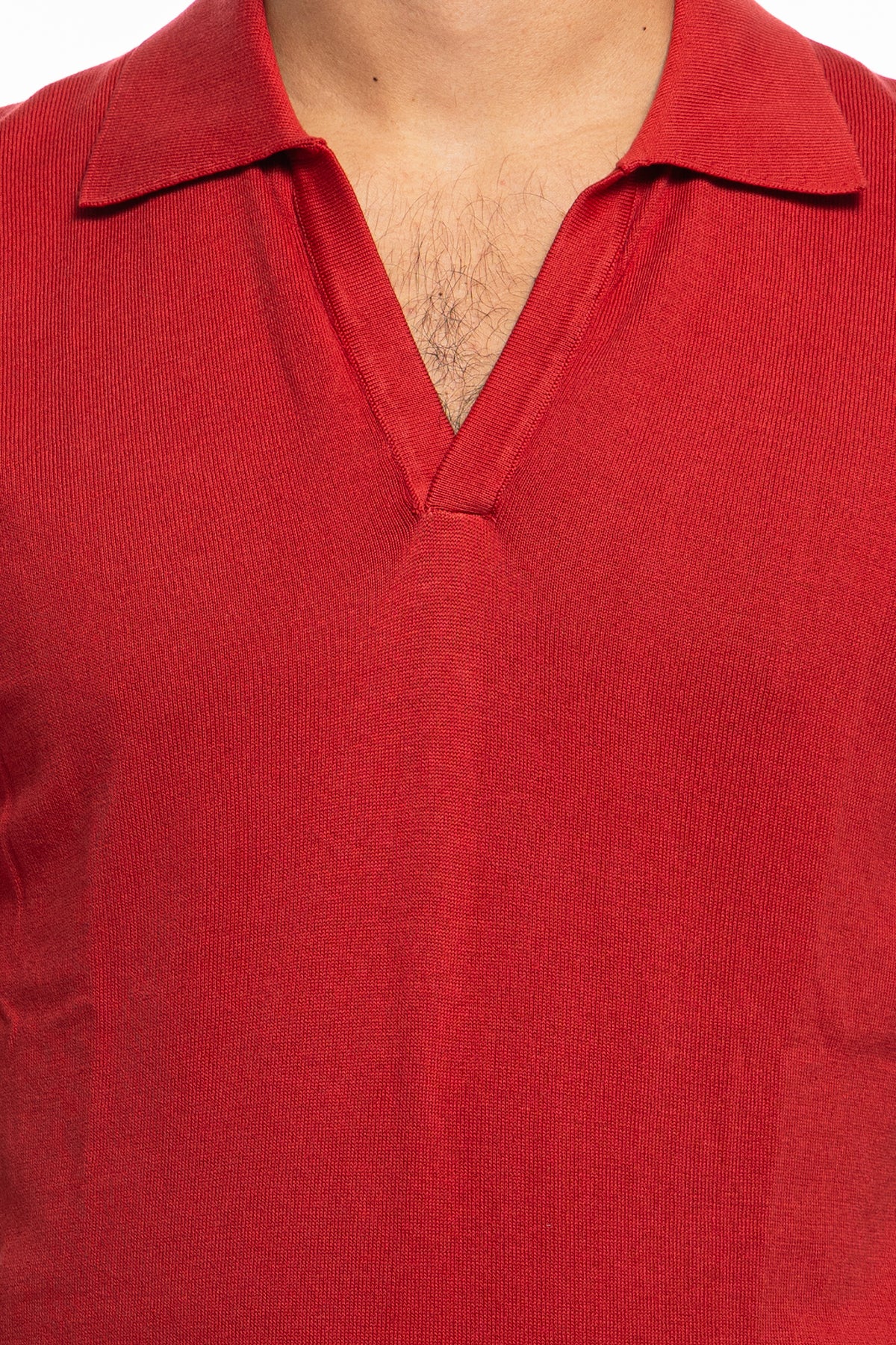 Polo da uomo Mezza manica in cotone 100% leggermente elastica Made in Italy
