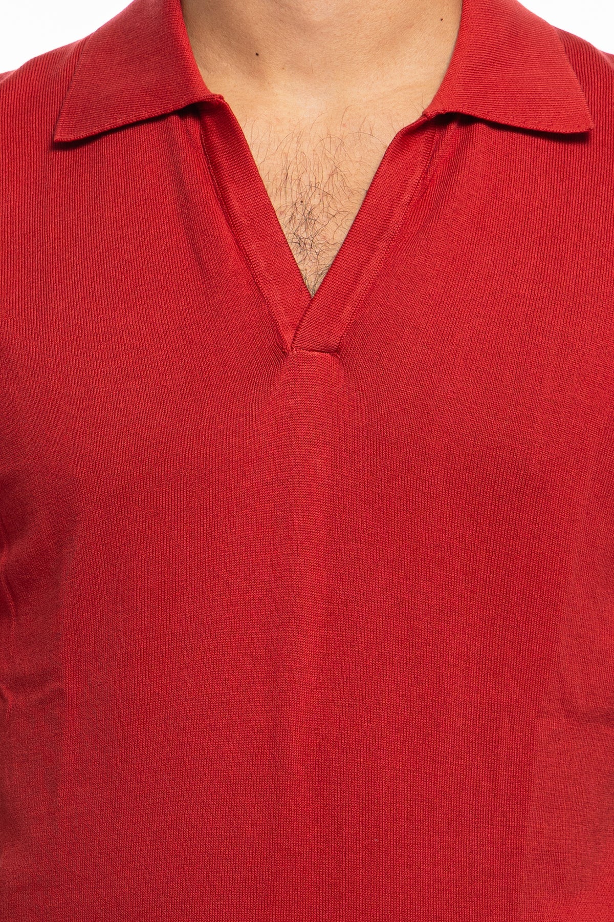 Polo da uomo Mezza manica in cotone 100% leggermente elastica Made in Italy