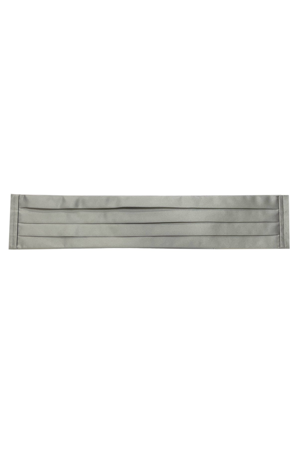 Fascia smoking da uomo raso effetto seta compresa di papillon tinta unita effetto lucido elegante