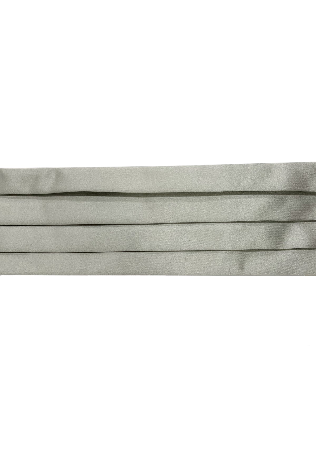 Fascia smoking da uomo raso effetto seta compresa di papillon tinta unita effetto lucido elegante