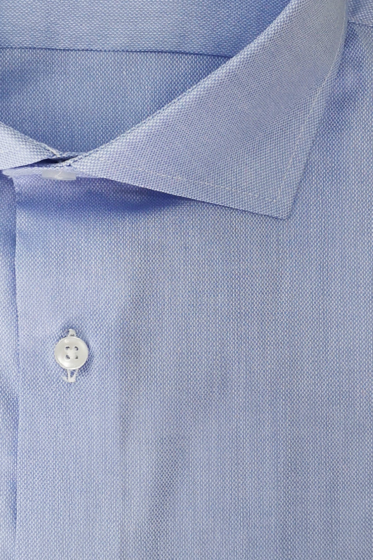 Camicia Uomo oxford nido d'ape extra slim fit 100% cotone Collo semi francese Made In Italy
