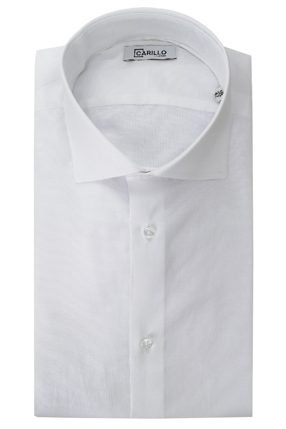 Camicia Uomo oxford nido d'ape extra slim fit 100% cotone Collo semi francese Made In Italy