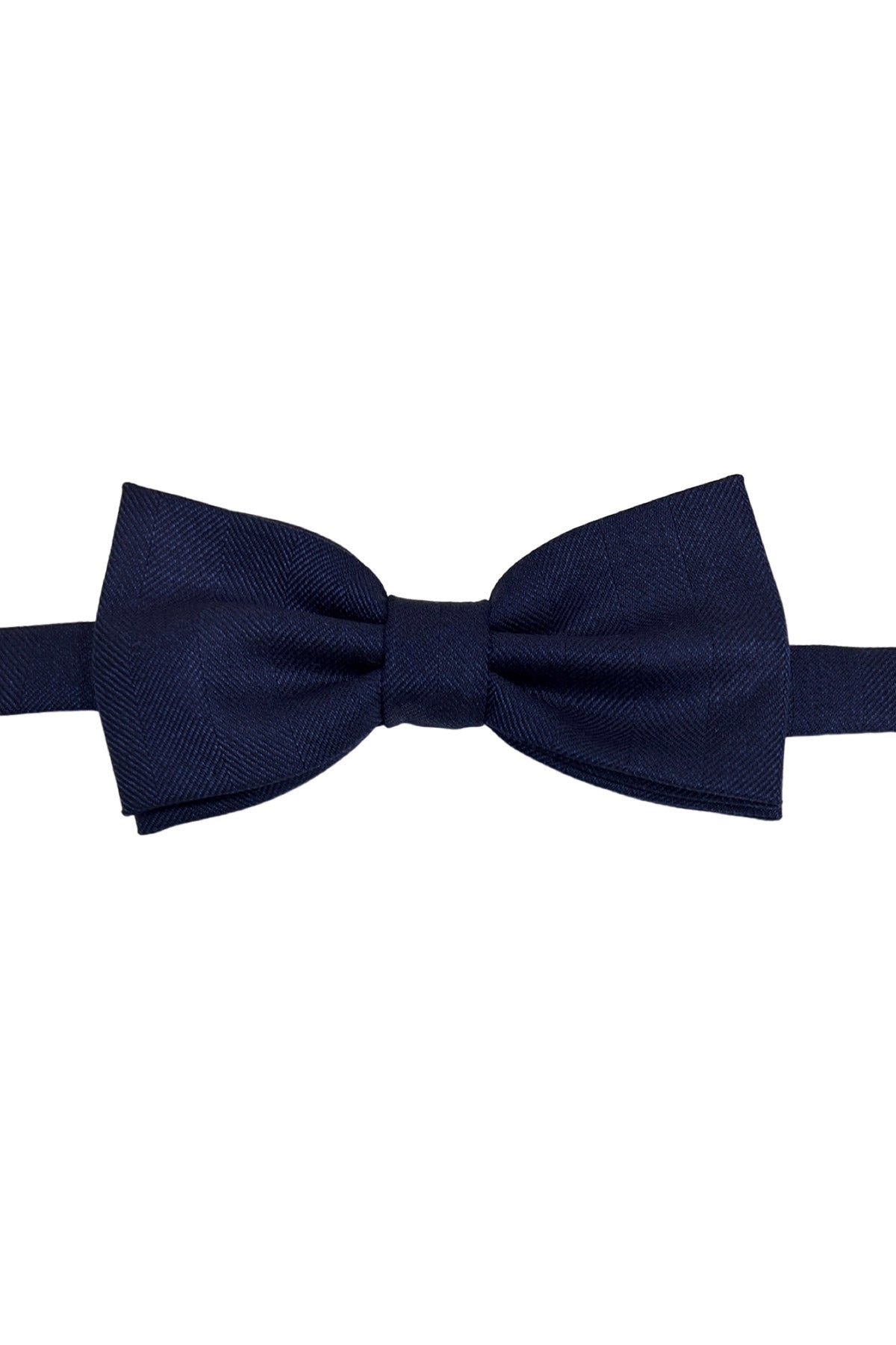 Cravatta uomo blu spigata Vitale Barberis Canonico in fresco lana 100%