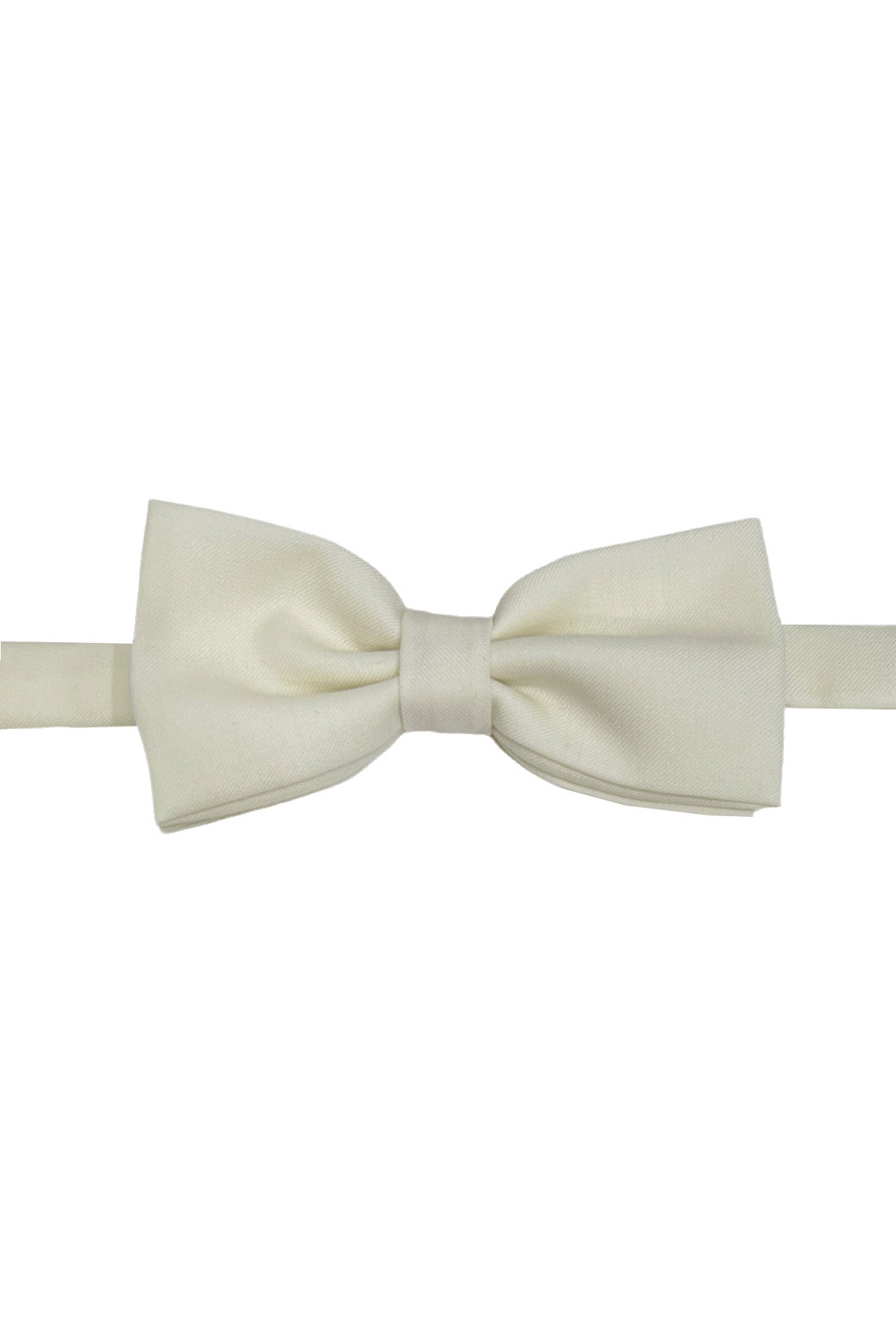 Papillon uomo bianco in fresco lana super 130's