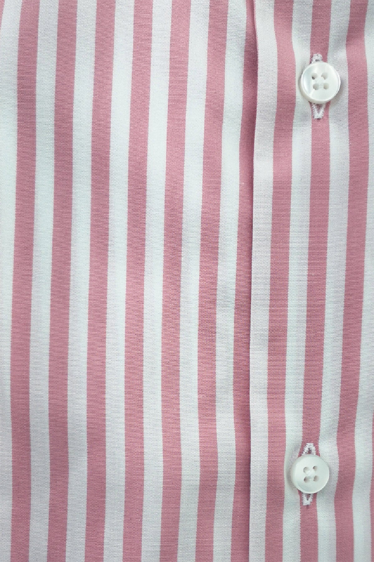 Camicia Uomo righe Larghe extra Slim fit  Collo semi francese 100% cotone made in italy