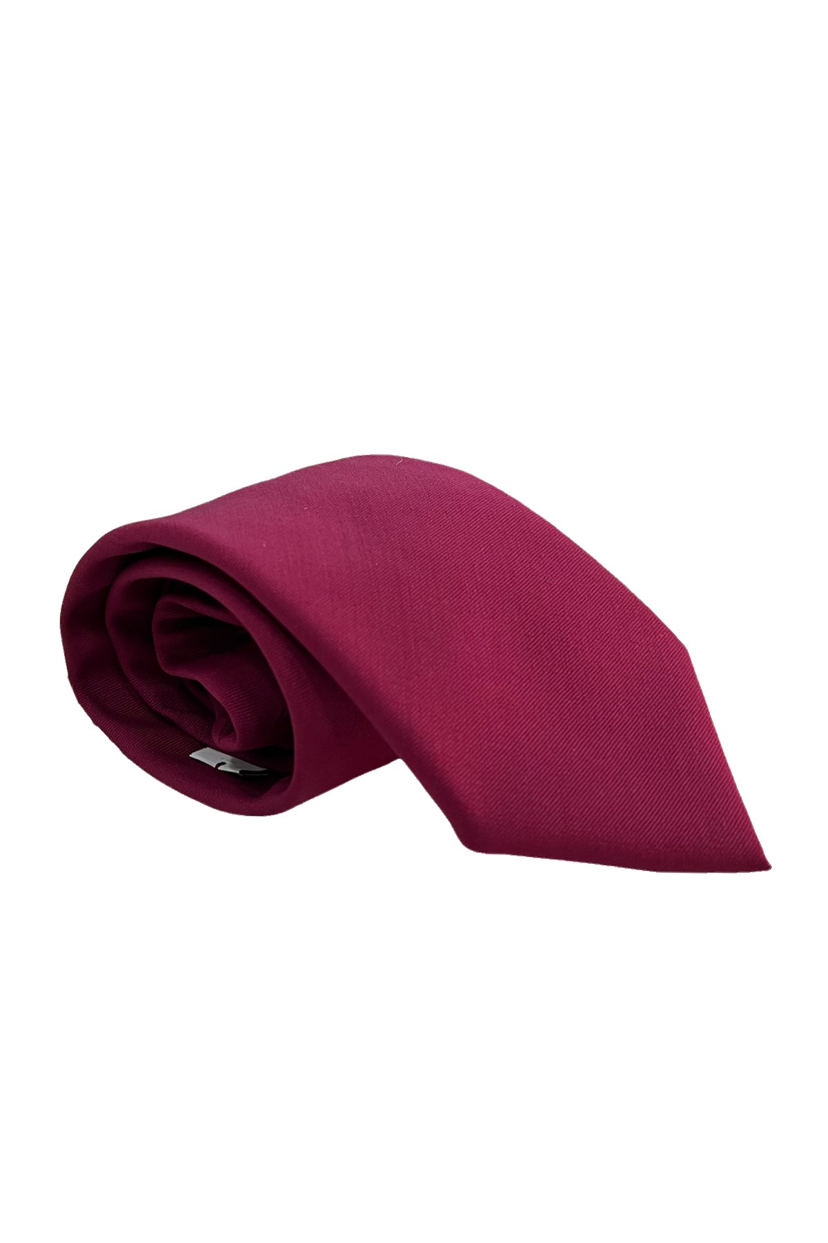 Cravatta uomo 9cm Fuxia fresco lana super 130's Bristol Tessuti Napoli