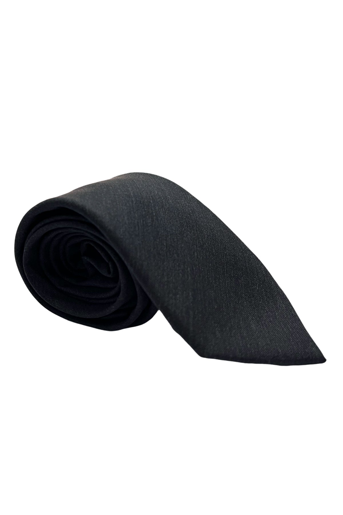 Cravatta uomo 9cm Grigio scuro fresco lana super 130's Vitale Barberis Canonico