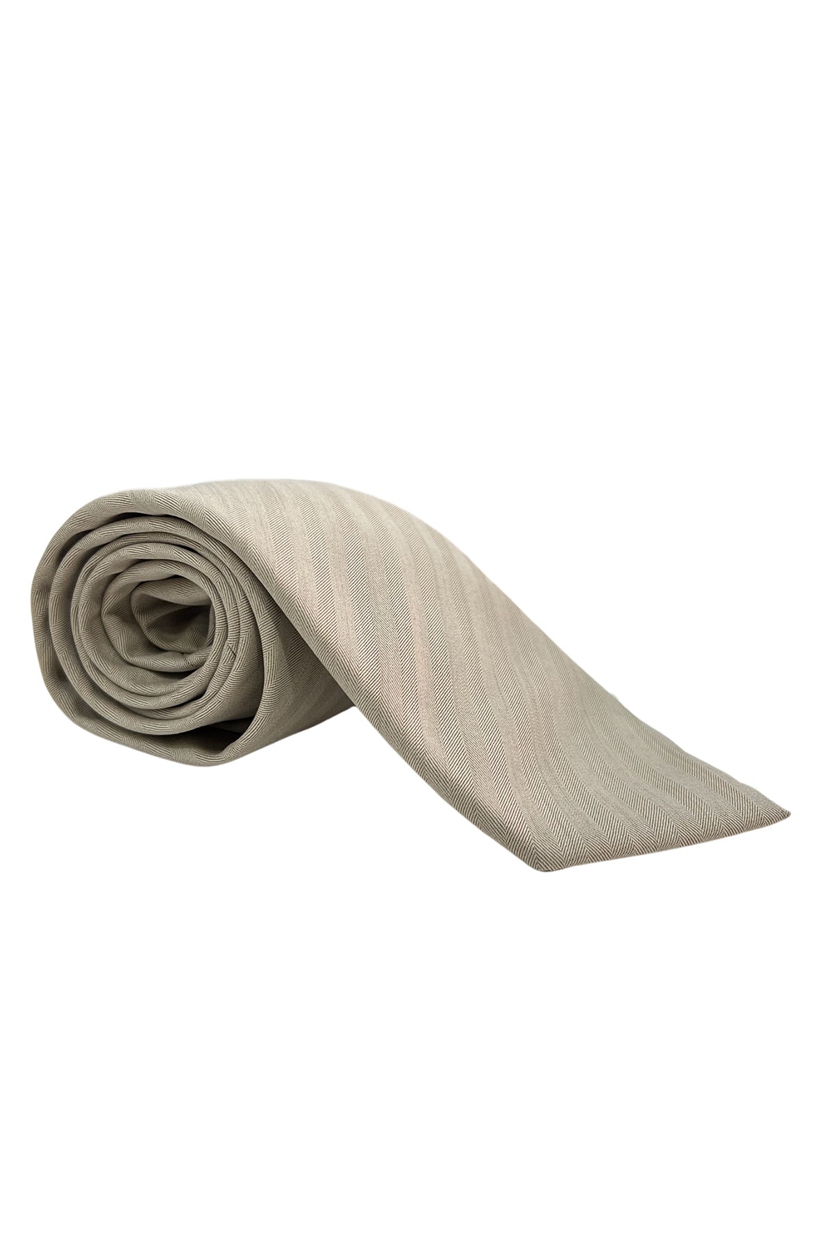 Cravatta uomo 9cm beige solaro  fresco lana e seta Vitale Barberis Canonico