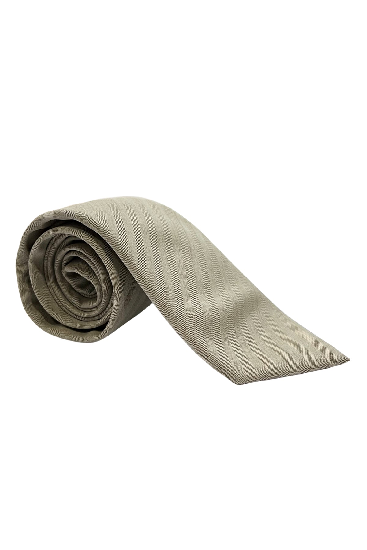 Cravatta uomo 9cm beige solaro  fresco lana e seta Bristol tessuti napoli