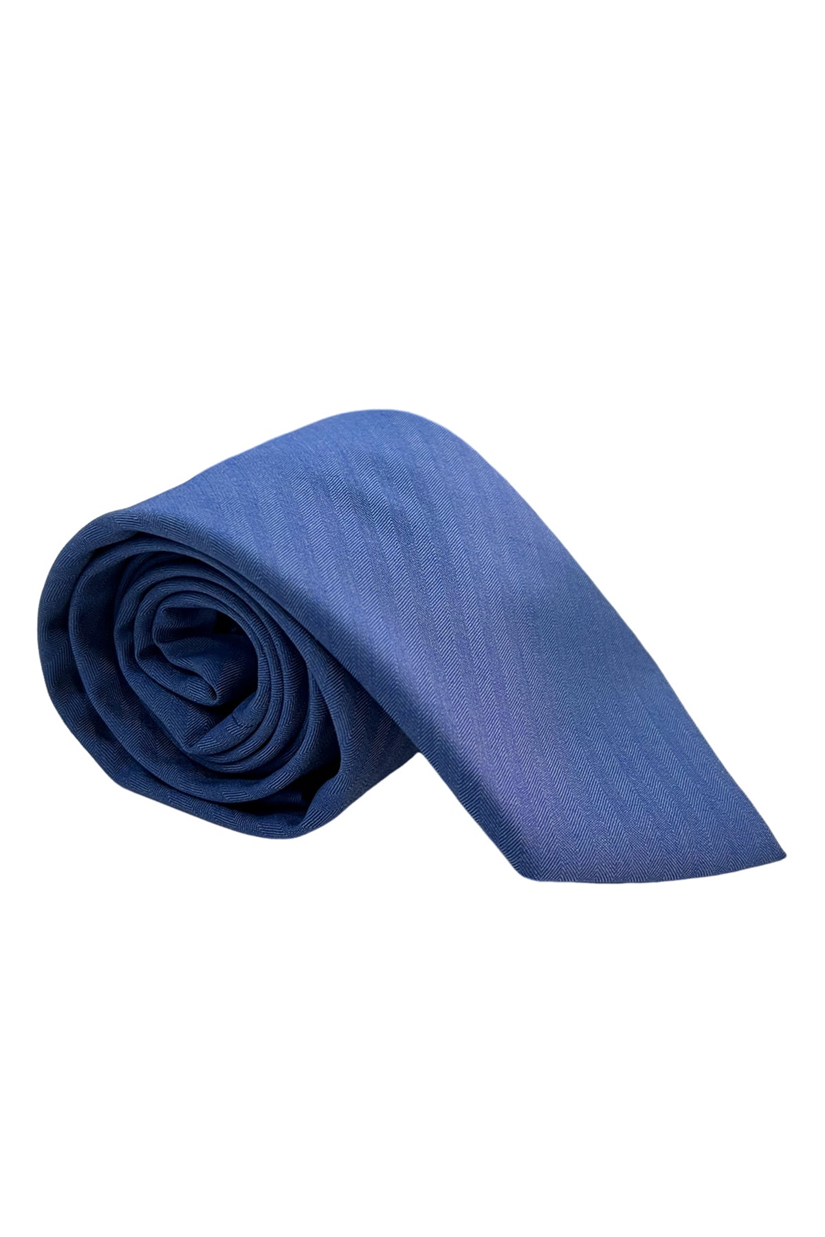 Cravatta uomo 9cm azzurra solaro  fresco lana e seta holland & sherry