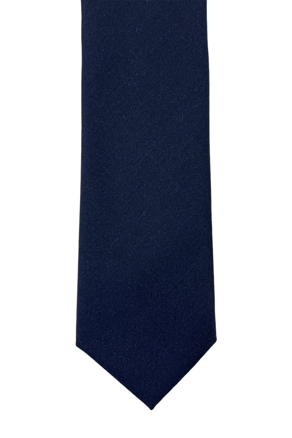 Cravatta uomo blu brillantinata 9cm Holland & Sherry