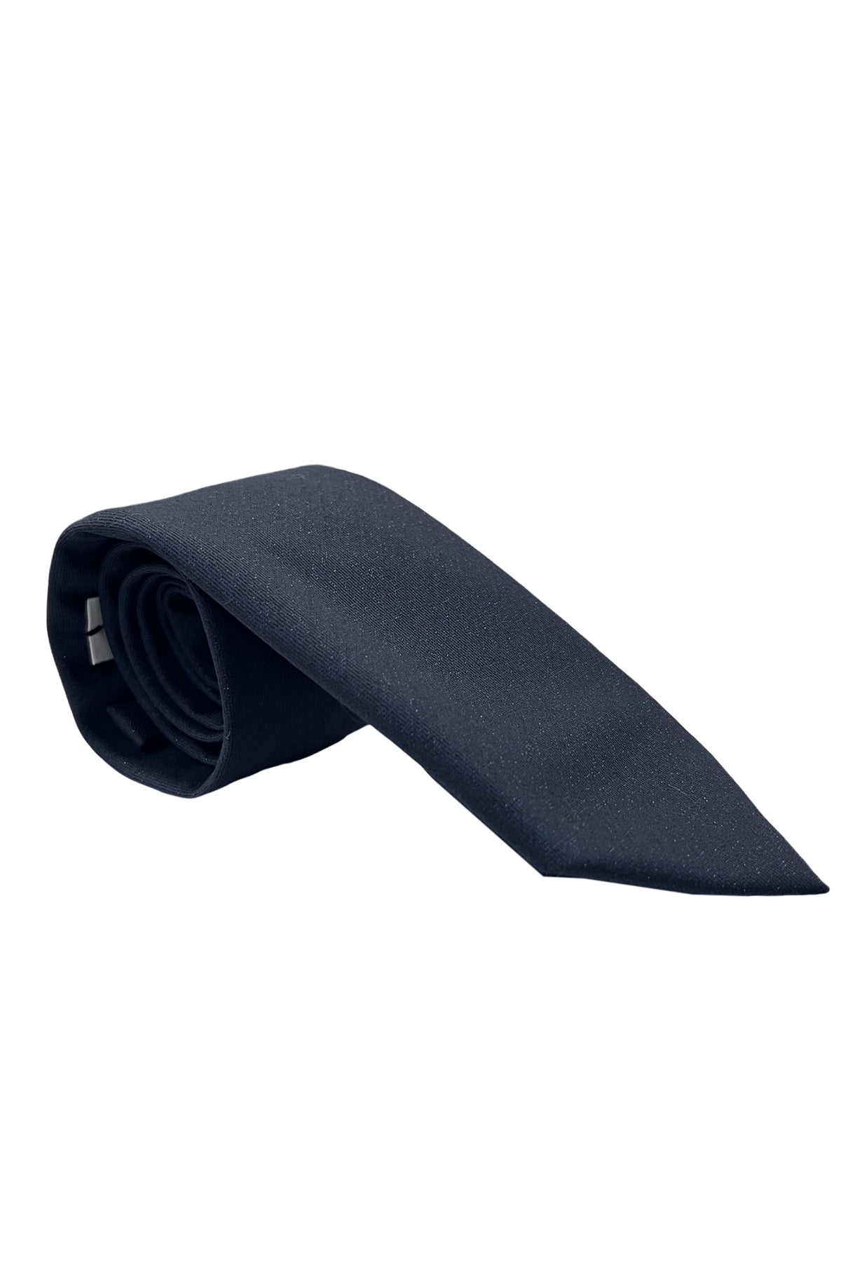 Cravatta uomo blu brillantinata 9cm Holland & Sherry