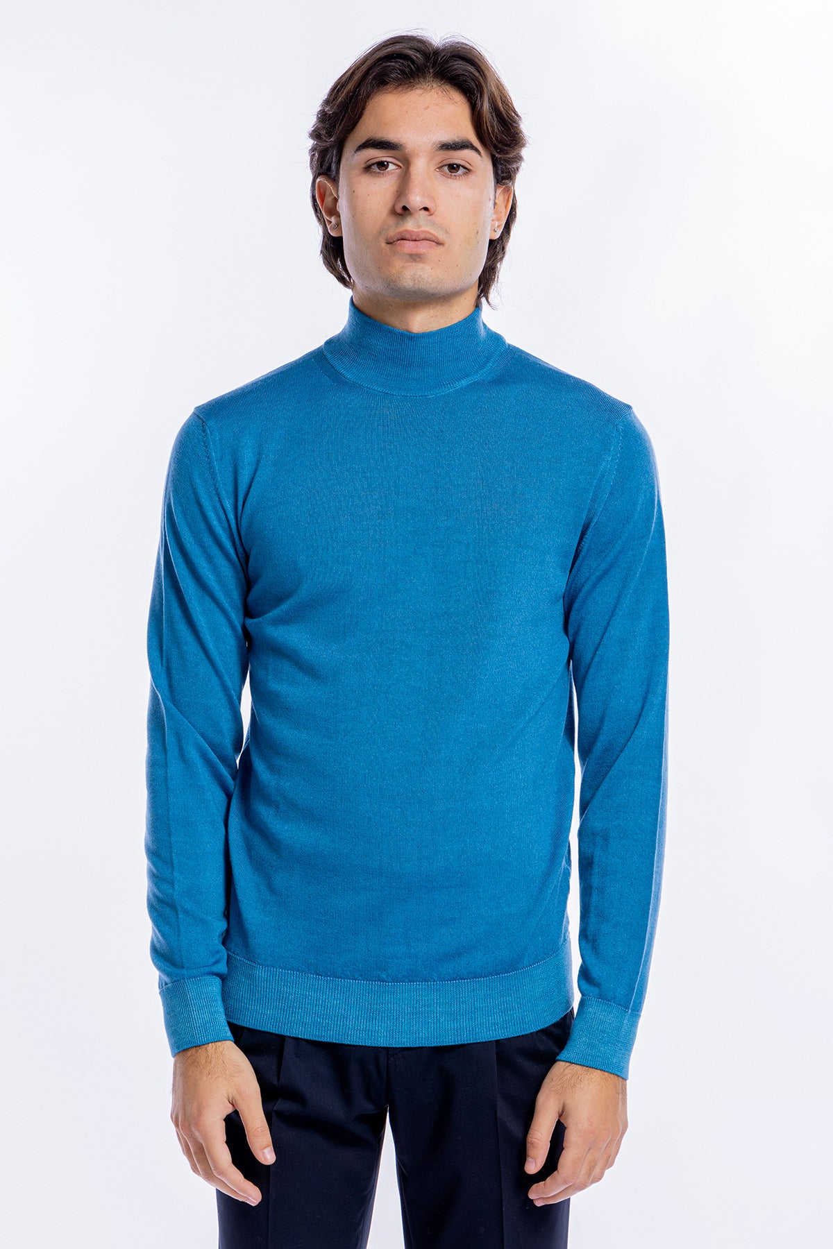 Maglione uomo mezzo collo