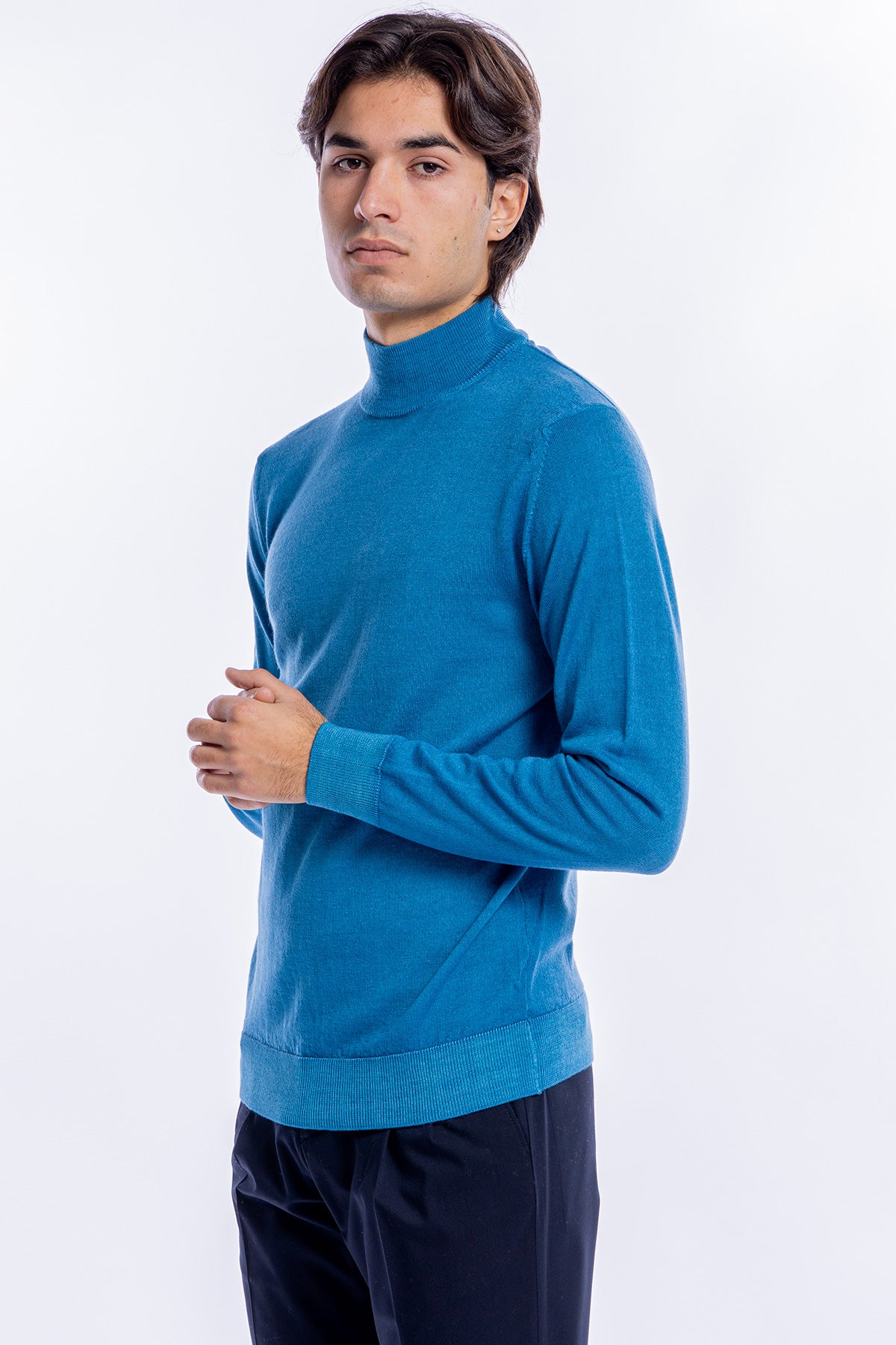 Maglione uomo mezzo collo