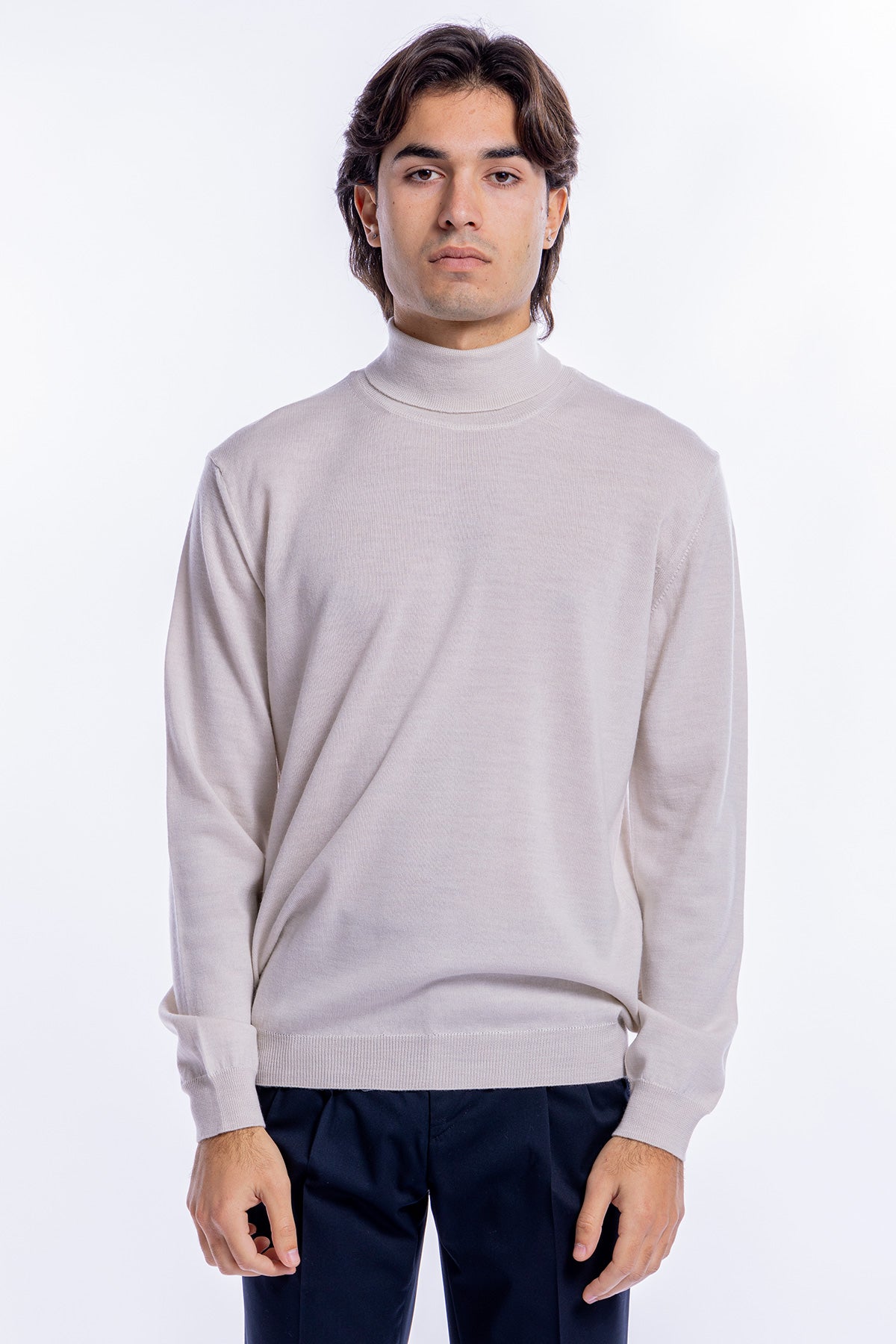 Maglione uomo collo alto