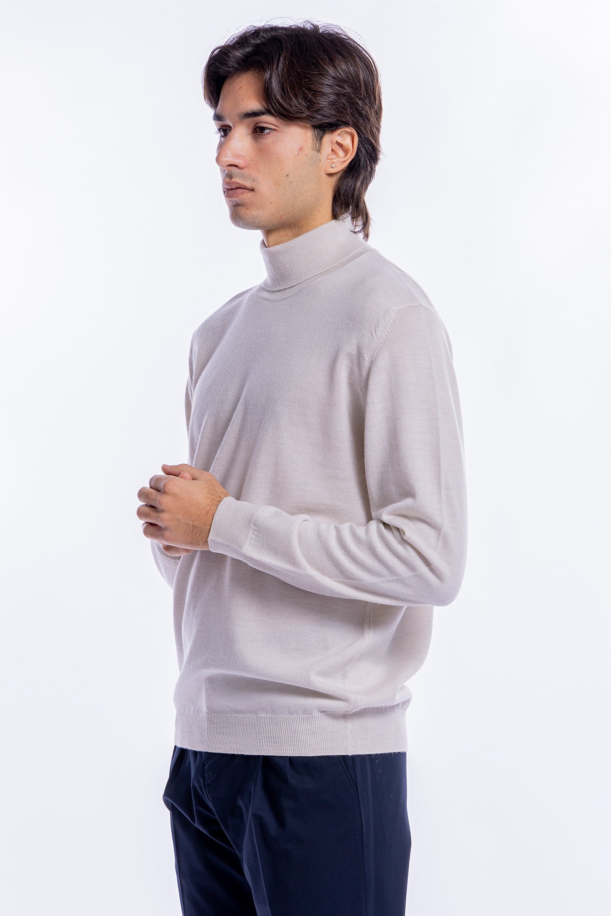 Maglione uomo collo alto