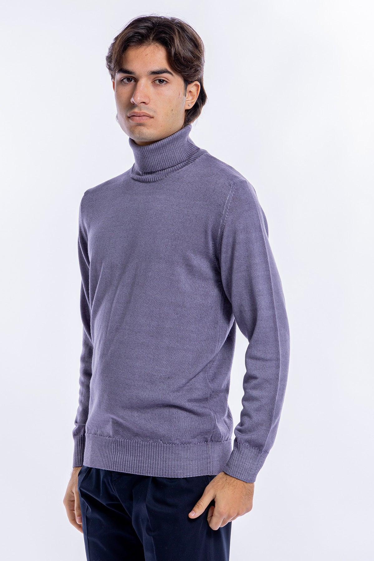 Maglione uomo collo alto