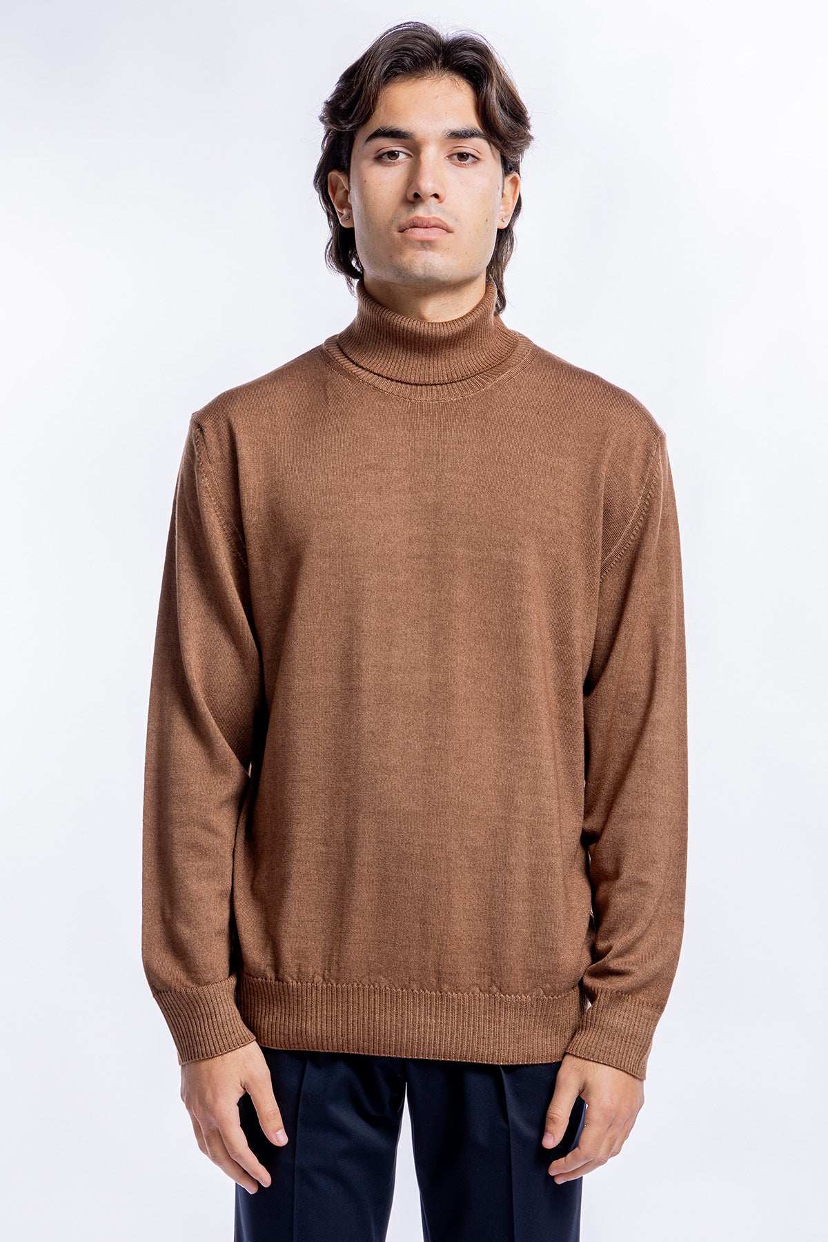 Maglione uomo collo alto