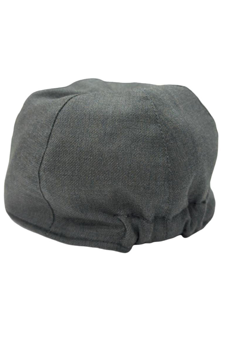 Cappello da uomo Verde modello Baseball in pura lana flanella Carillo Drapers made in italy tinta unita