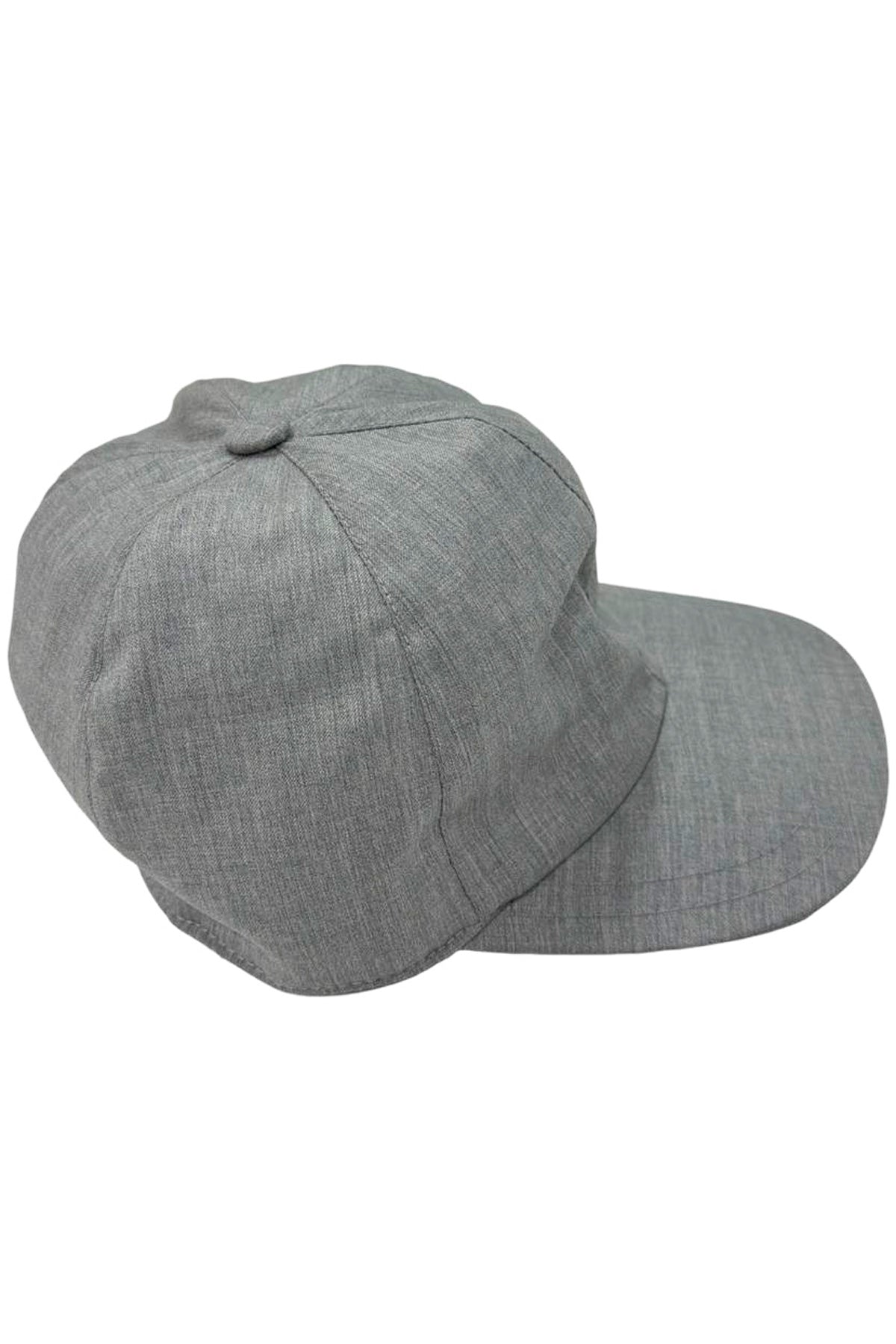 Cappello da uomo Grigio modello Baseball in fresco lana Carillo Drapers made in italy tinta unita