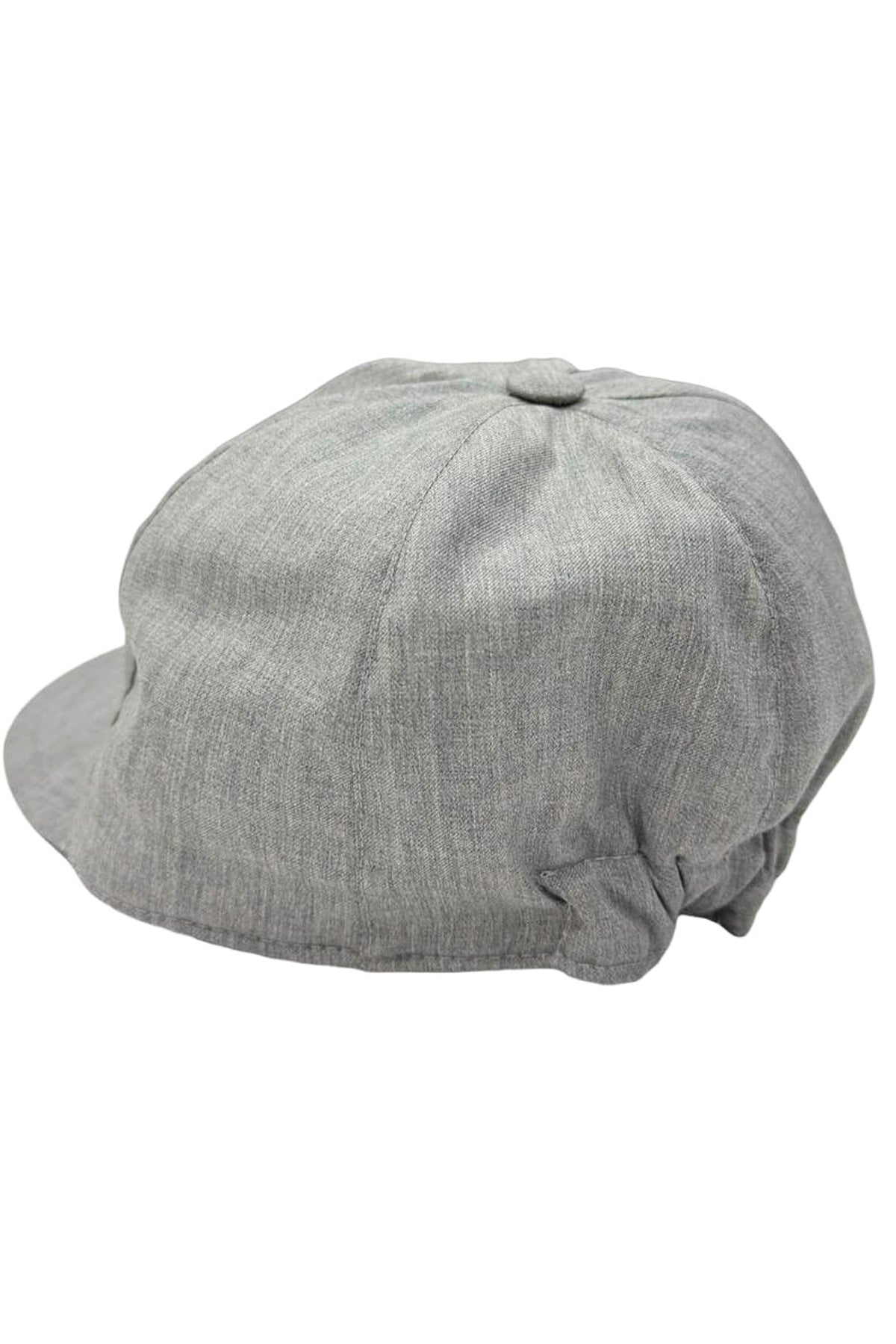 Cappello da uomo Grigio modello Baseball in fresco lana Carillo Drapers made in italy tinta unita