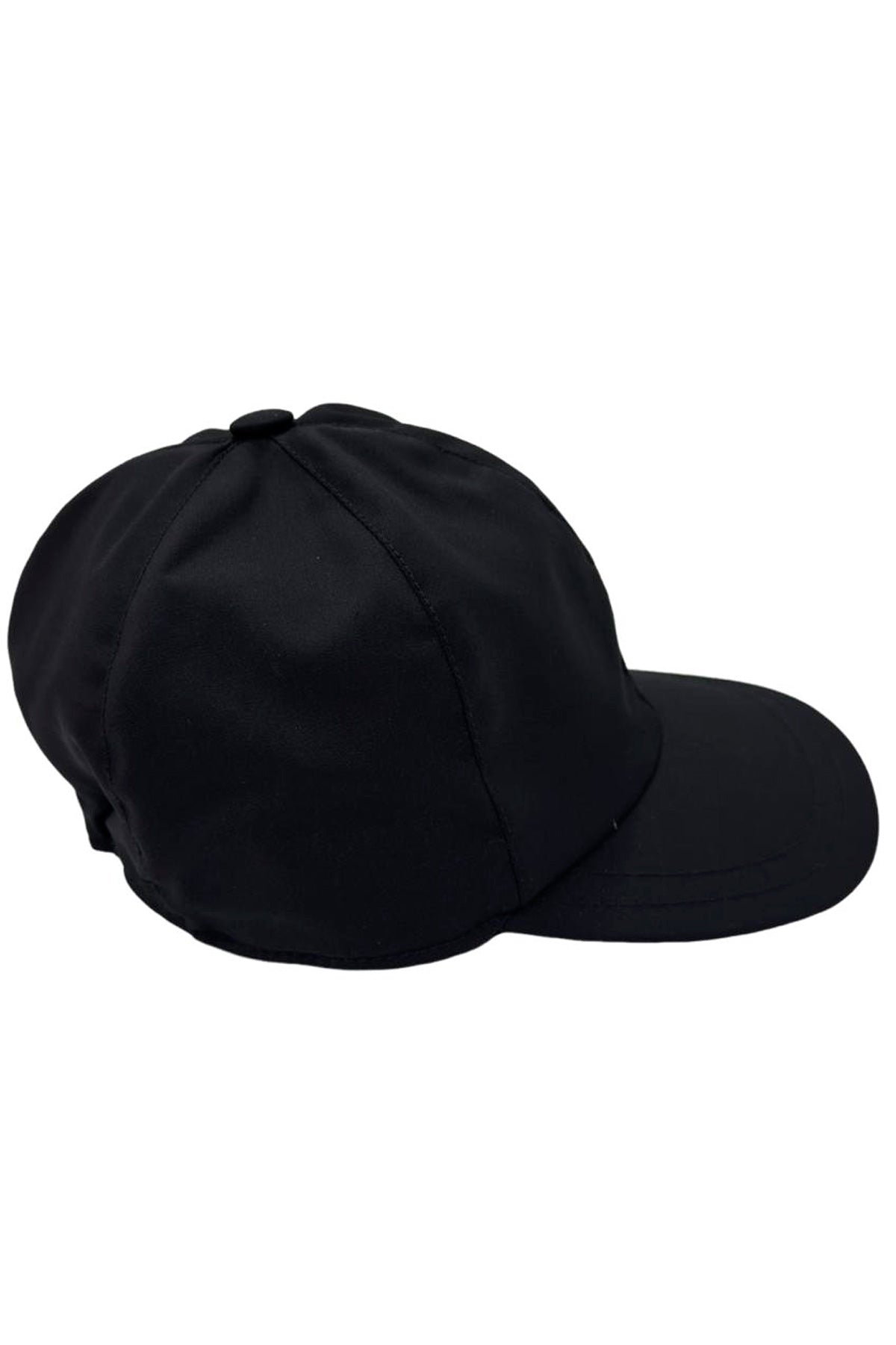 Cappello da uomo Nero modello Baseball in fresco lana Carillo Drapers made in italy tinta unita