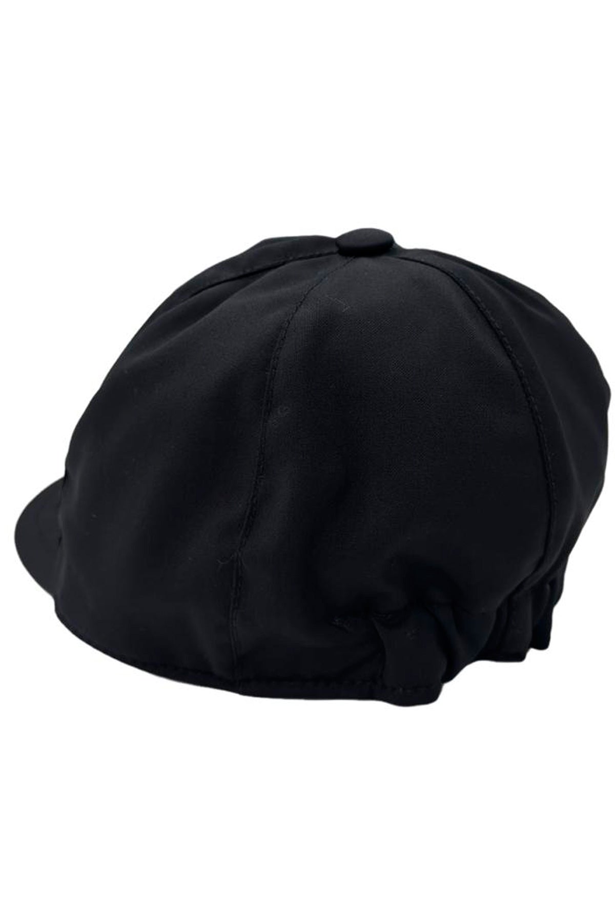 Cappello da uomo Nero modello Baseball in fresco lana Carillo Drapers made in italy tinta unita