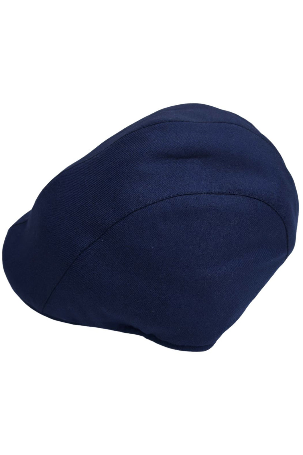 Cappello da uomo royal blu modello becco d'oca in pura lana flanella Carillo Drapers made in italy