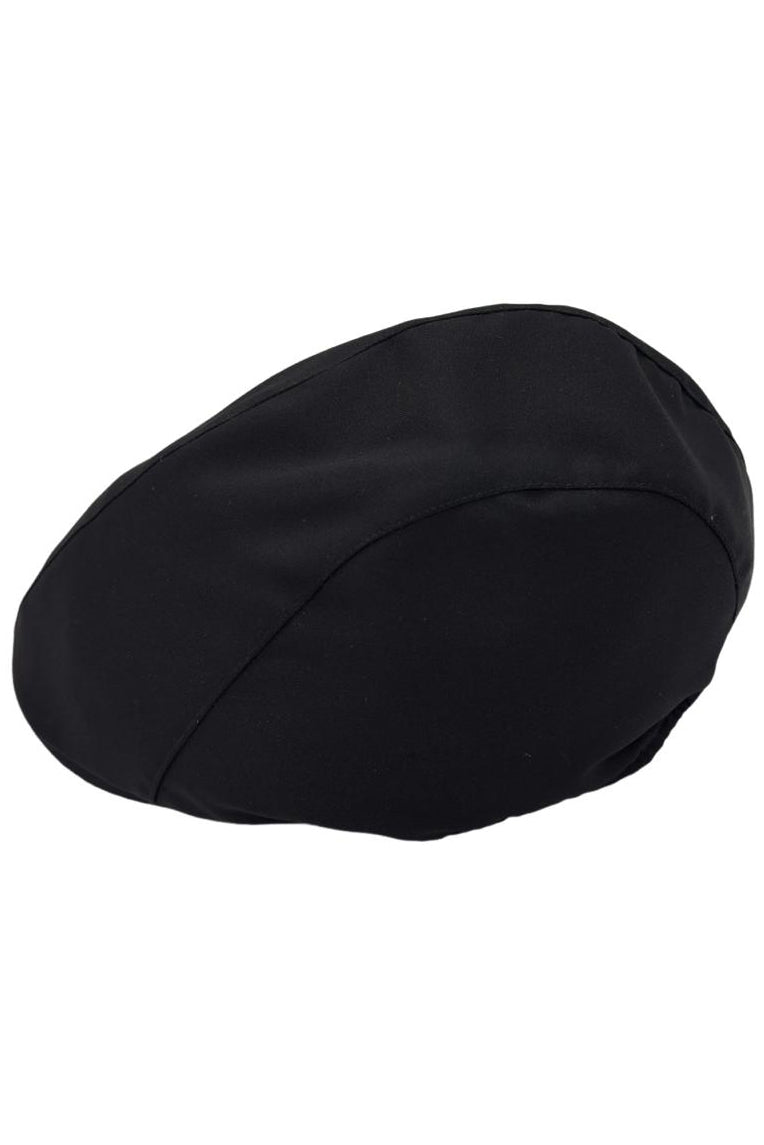 Cappello da uomo Nero modello becco d'oca in fresco lana Carillo Drapers made in italy tinta unita