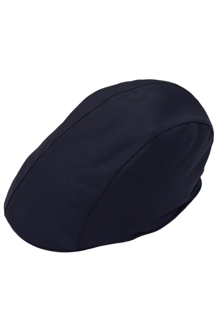 Cappello da uomo Blu modello becco d'oca in fresco lana Carillo Drapers made in italy tinta unita
