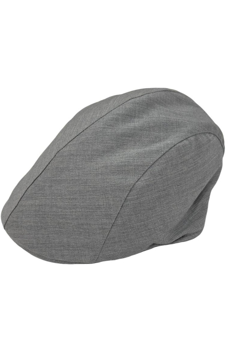 Cappello da uomo Grigio modello becco d'oca in fresco lana Carillo Drapers made in italy tinta unita